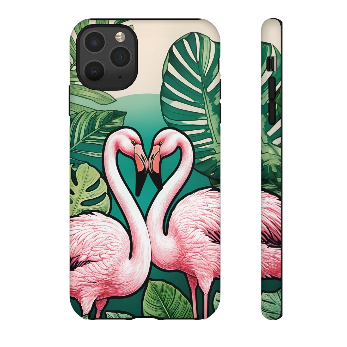 iphone case Flamingo Love Heart iPhone 11 Pro Max