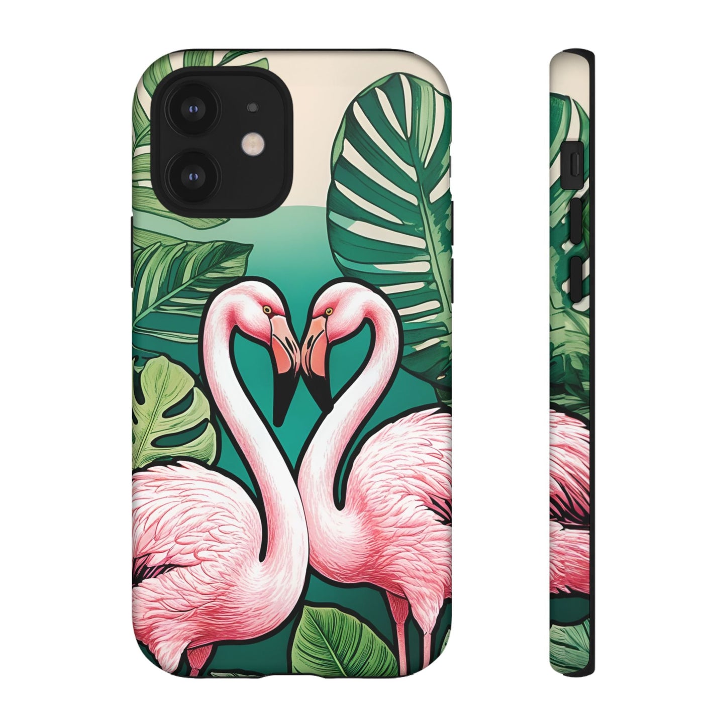 iphone case Flamingo Love Heart iPhone 12