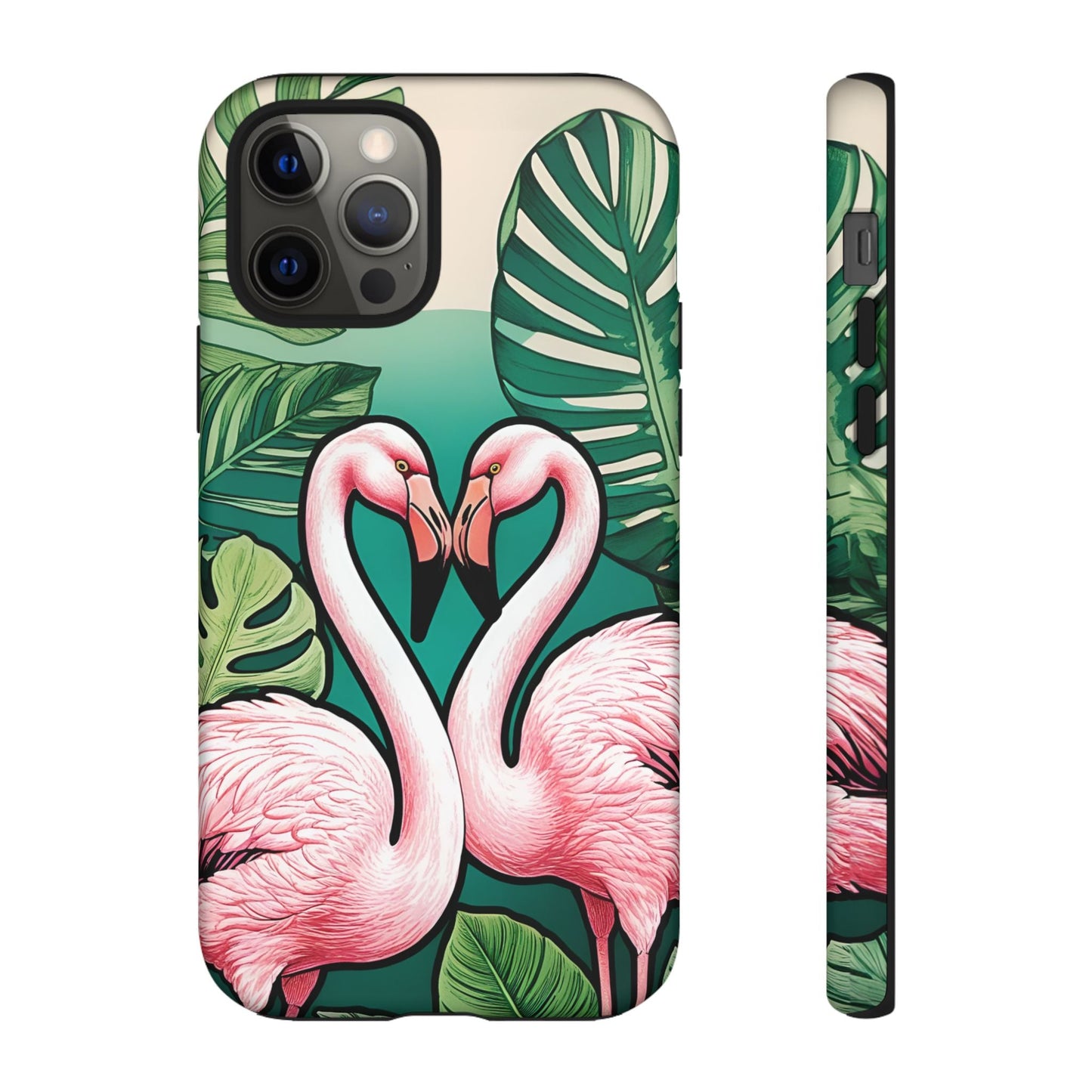iphone case Flamingo Love Heart iPhone 12 Pro