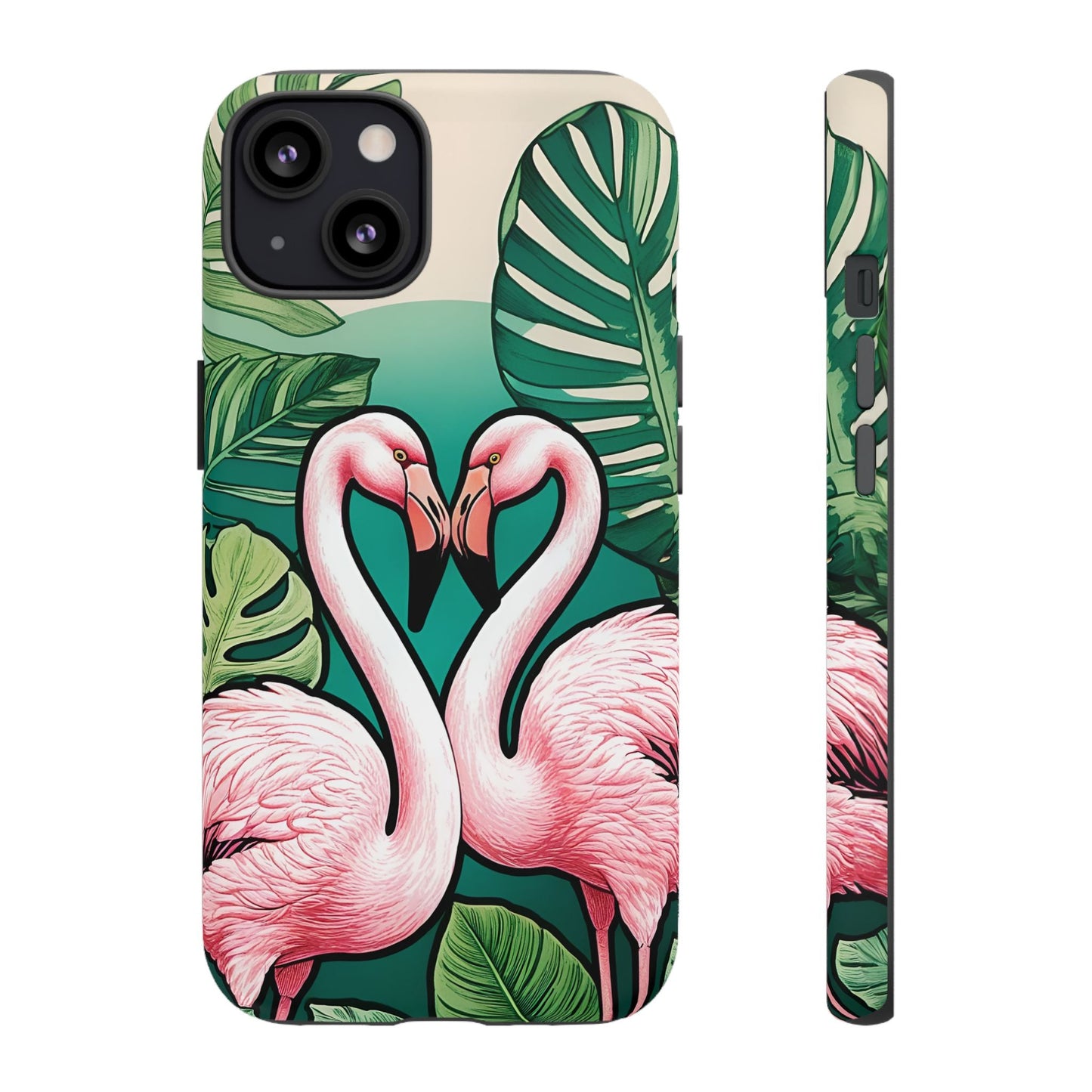 iphone case Flamingo Love Heart iPhone 13