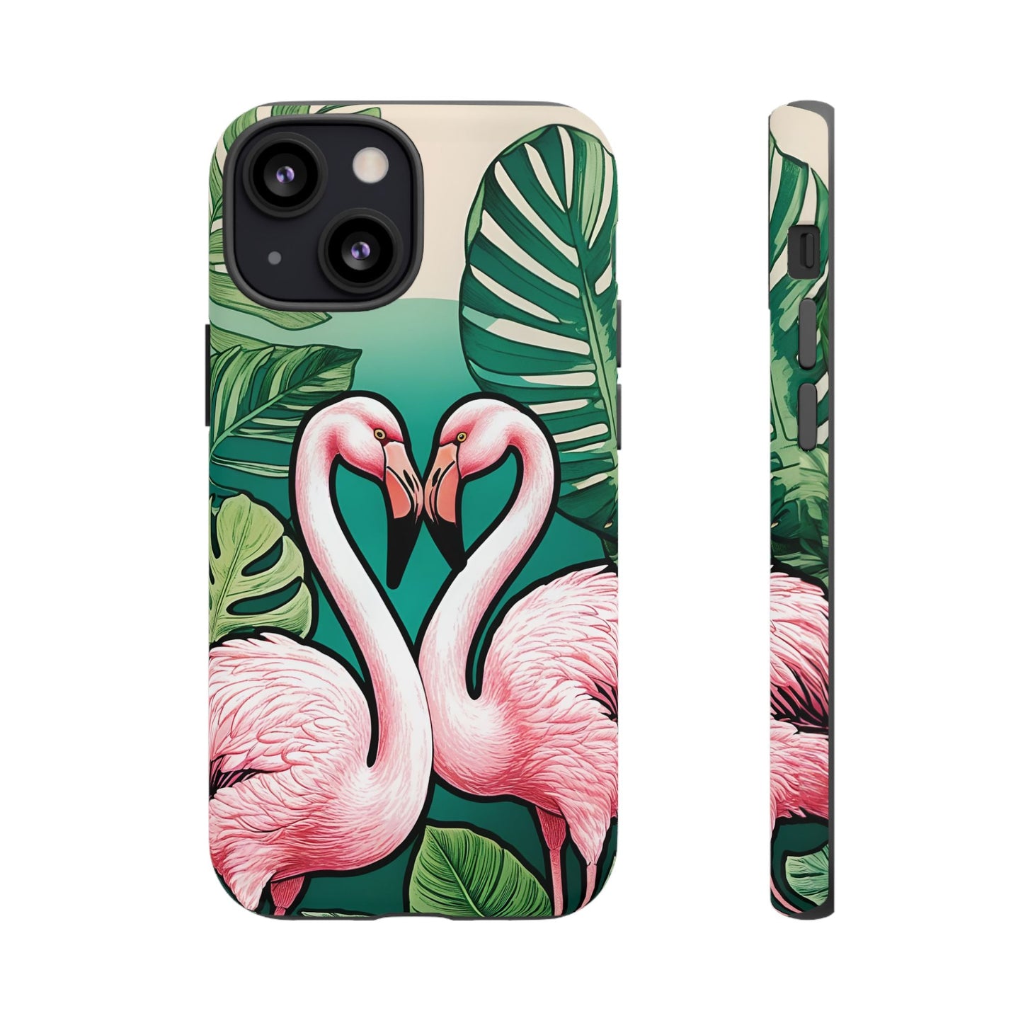 iphone case Flamingo Love Heart iPhone 13 Mini