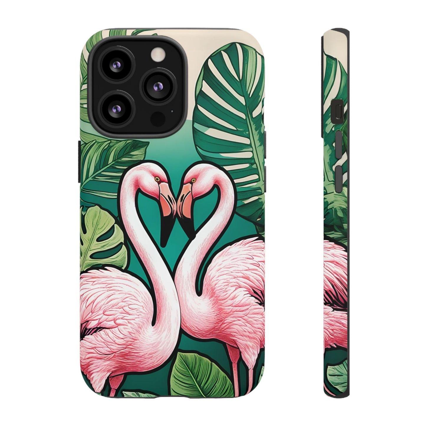 iphone case Flamingo Love Heart iPhone 13 Pro