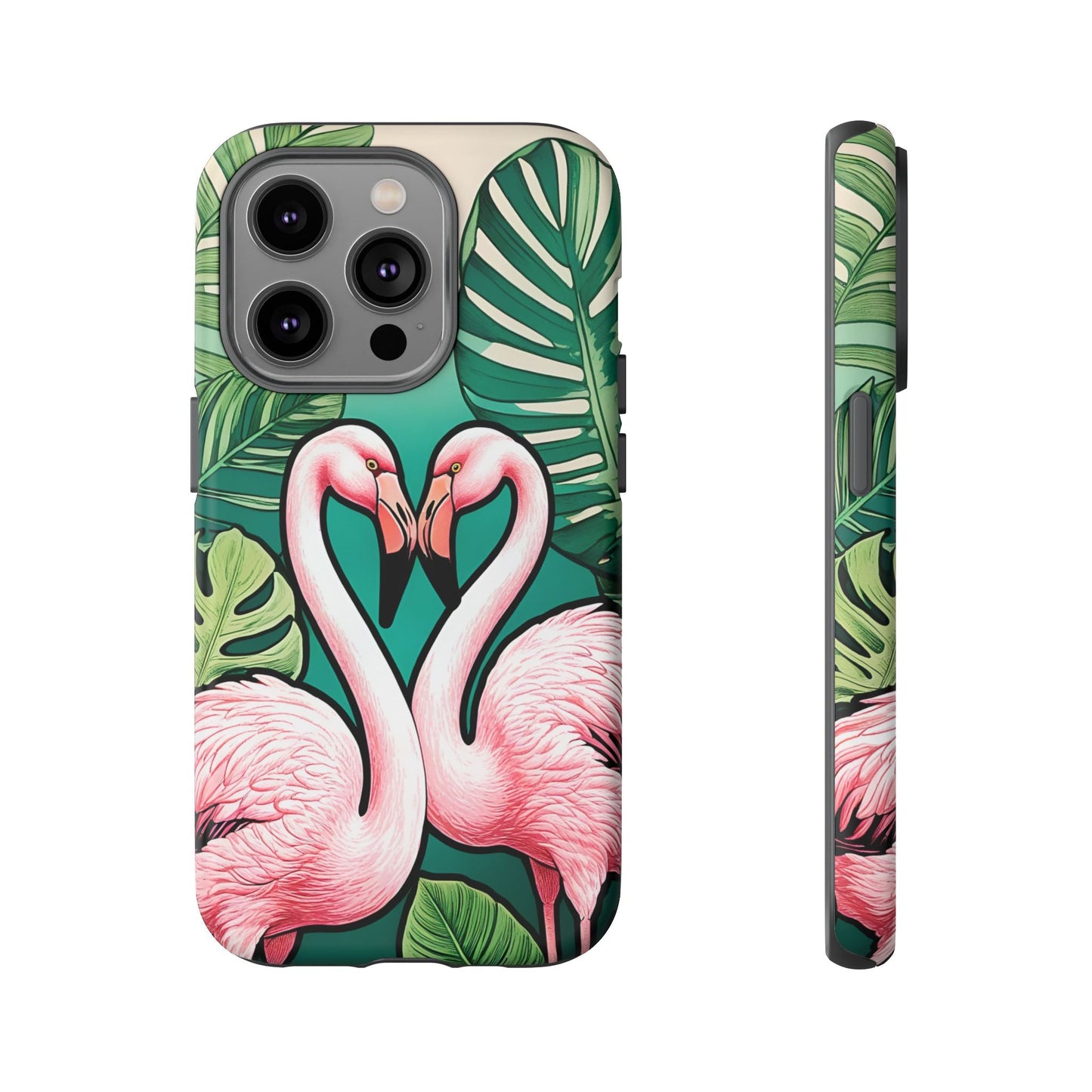 iphone case Flamingo Love Heart iPhone 14 Pro