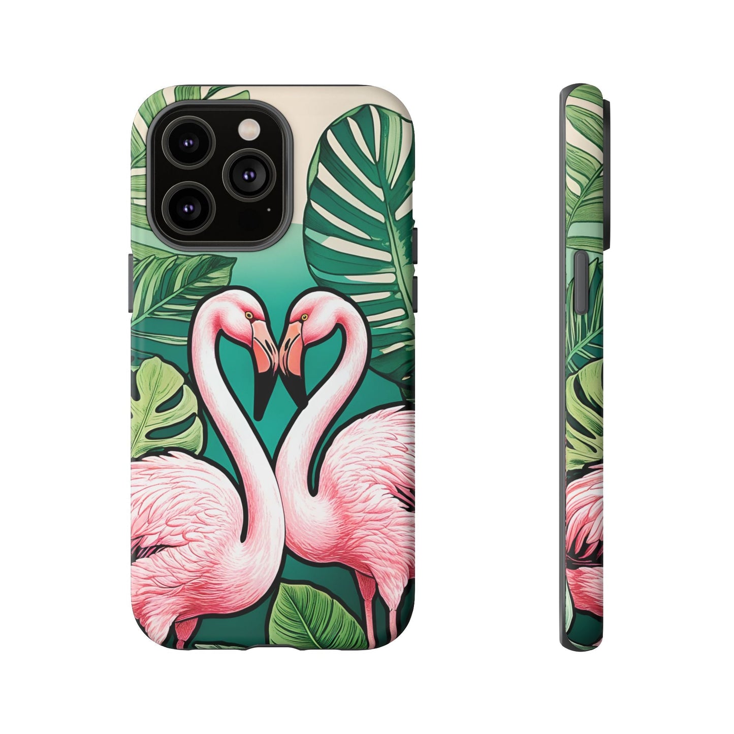 iphone case Flamingo Love Heart iPhone 14 Pro Max