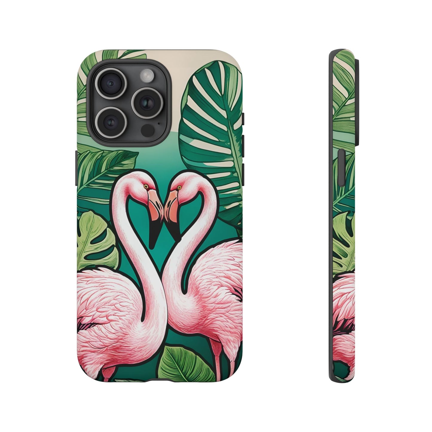 iphone case Flamingo Love Heart iPhone 15 Pro Max