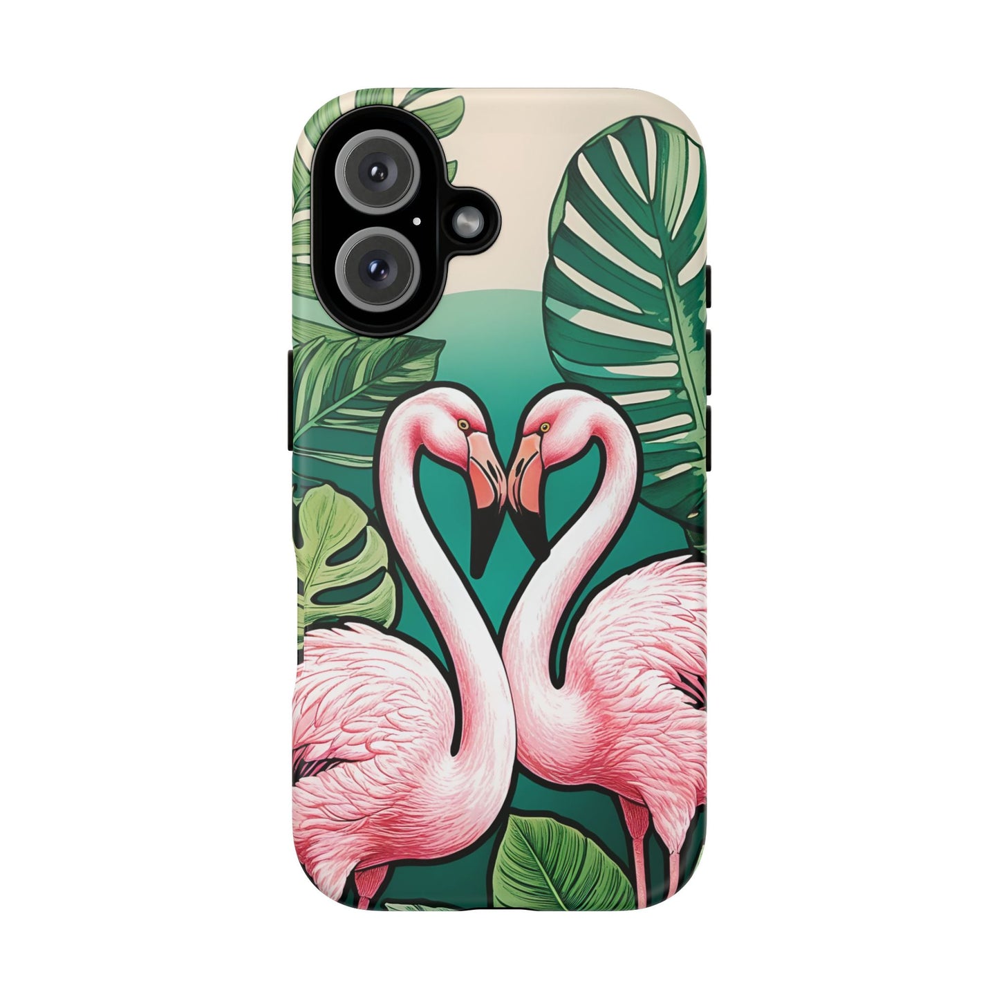 iphone case Flamingo Love Heart iPhone 16