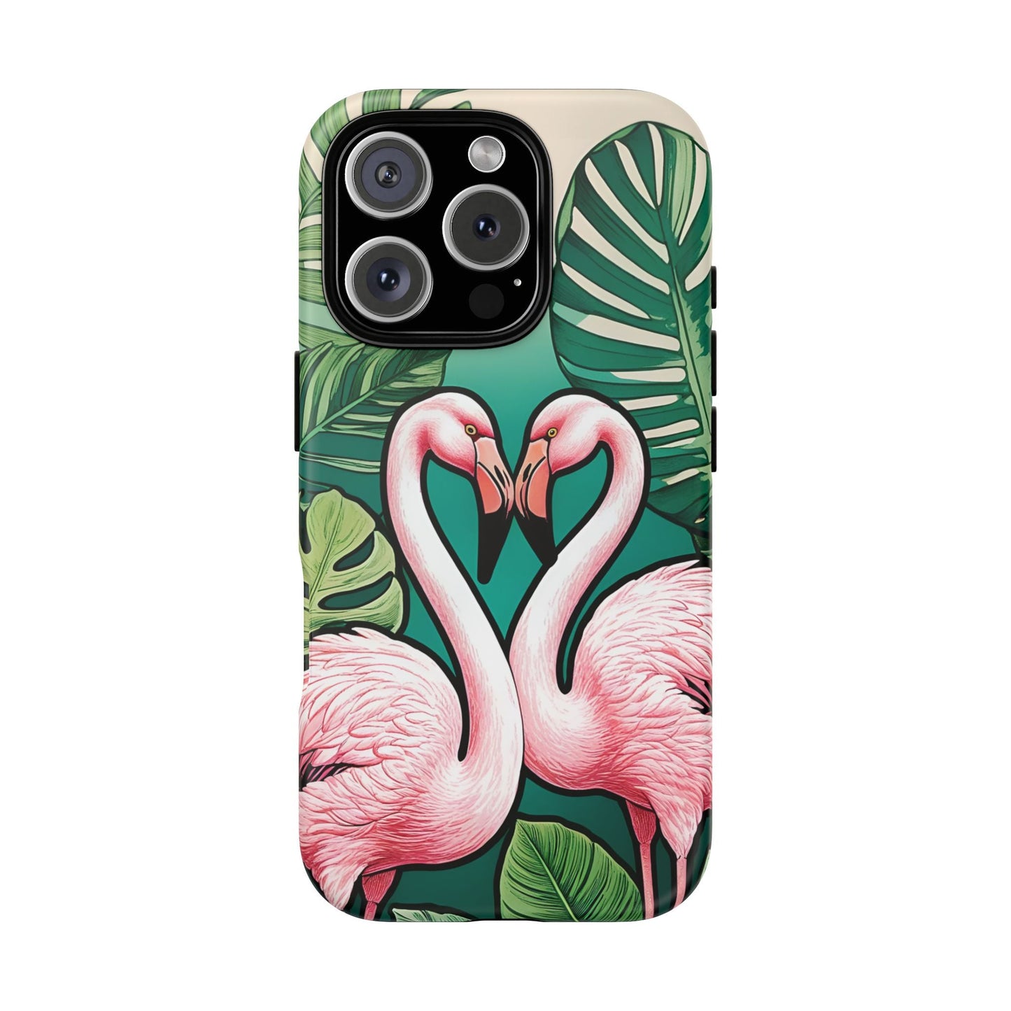 iphone case Flamingo Love Heart iPhone 16 Pro