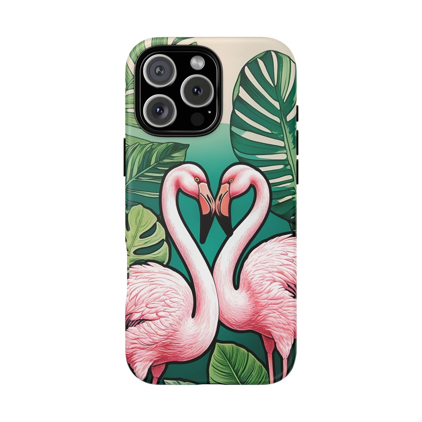 iphone case Flamingo Love Heart iPhone 16 Pro Max
