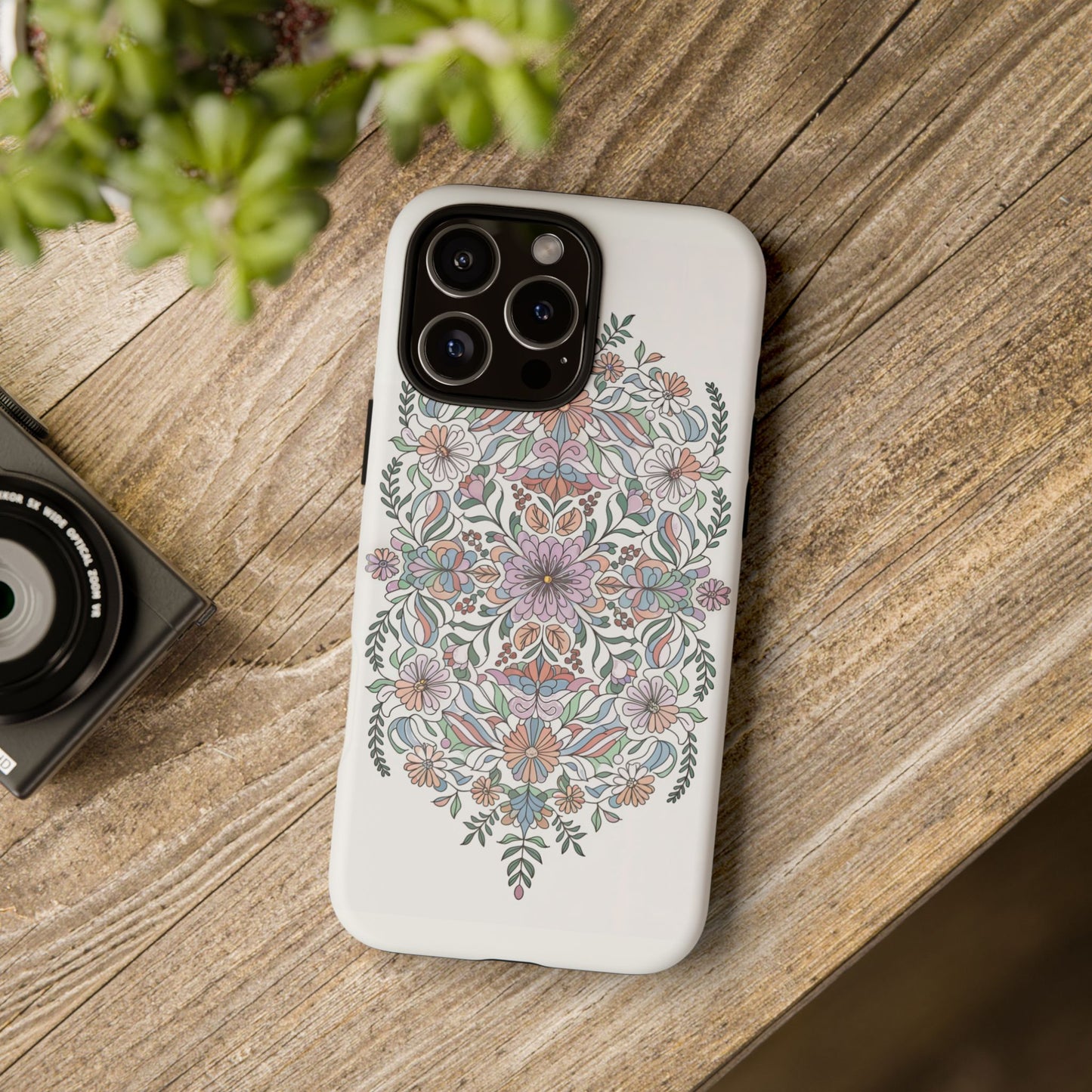 iphone case Floral Grace Mandala