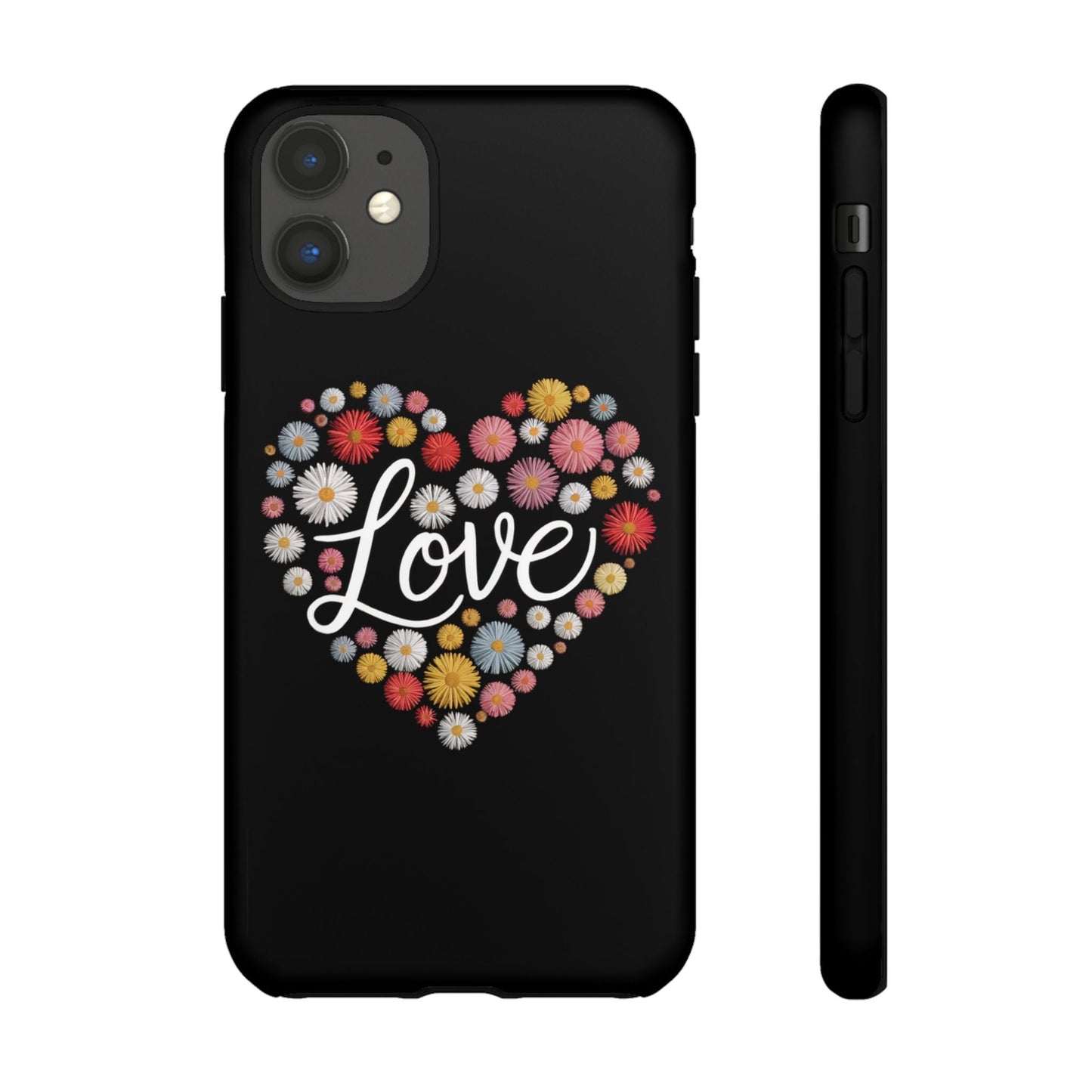 iphone case Floral Heart Love iPhone 11