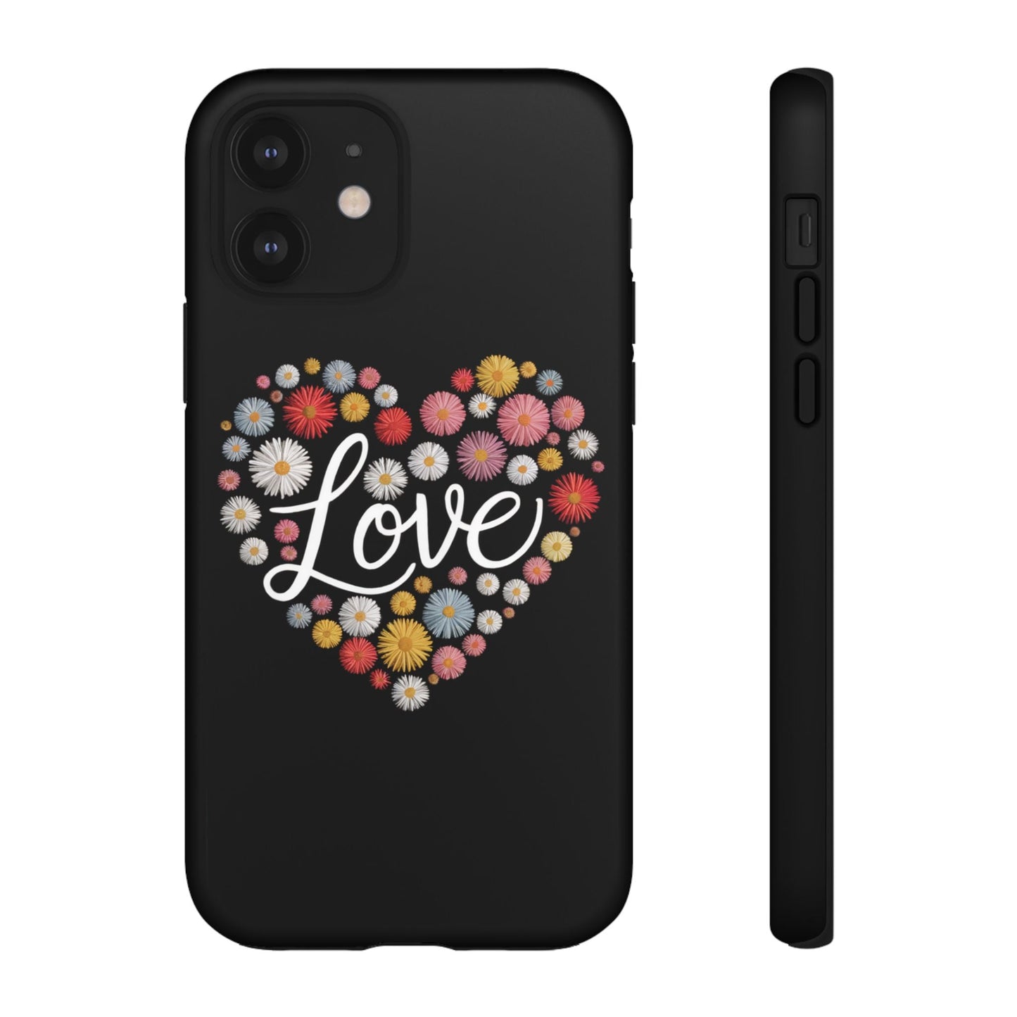 iphone case Floral Heart Love iPhone 12