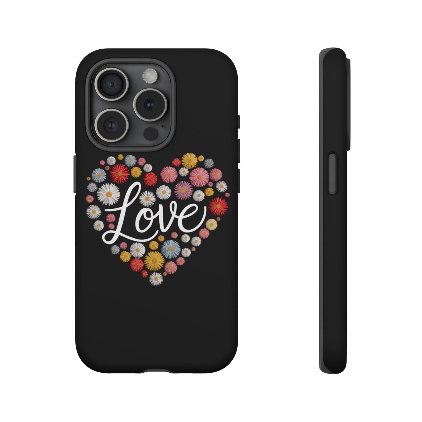 iphone case Floral Heart Love iPhone 15 Pro