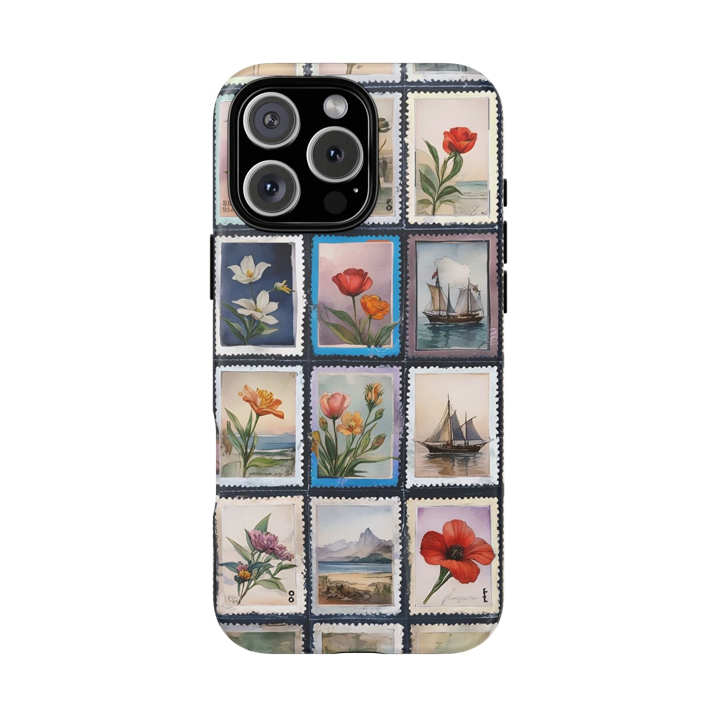 iphone case Floral Stamp Collection iPhone 16 Pro Max