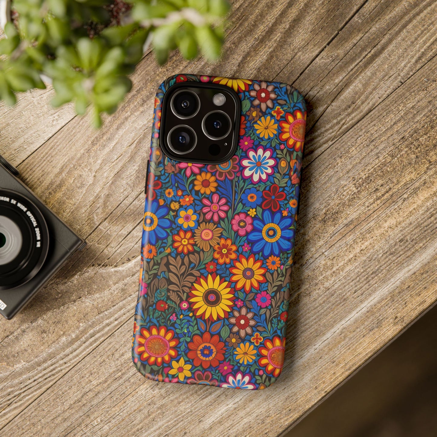 iphone case Folk Art Garden