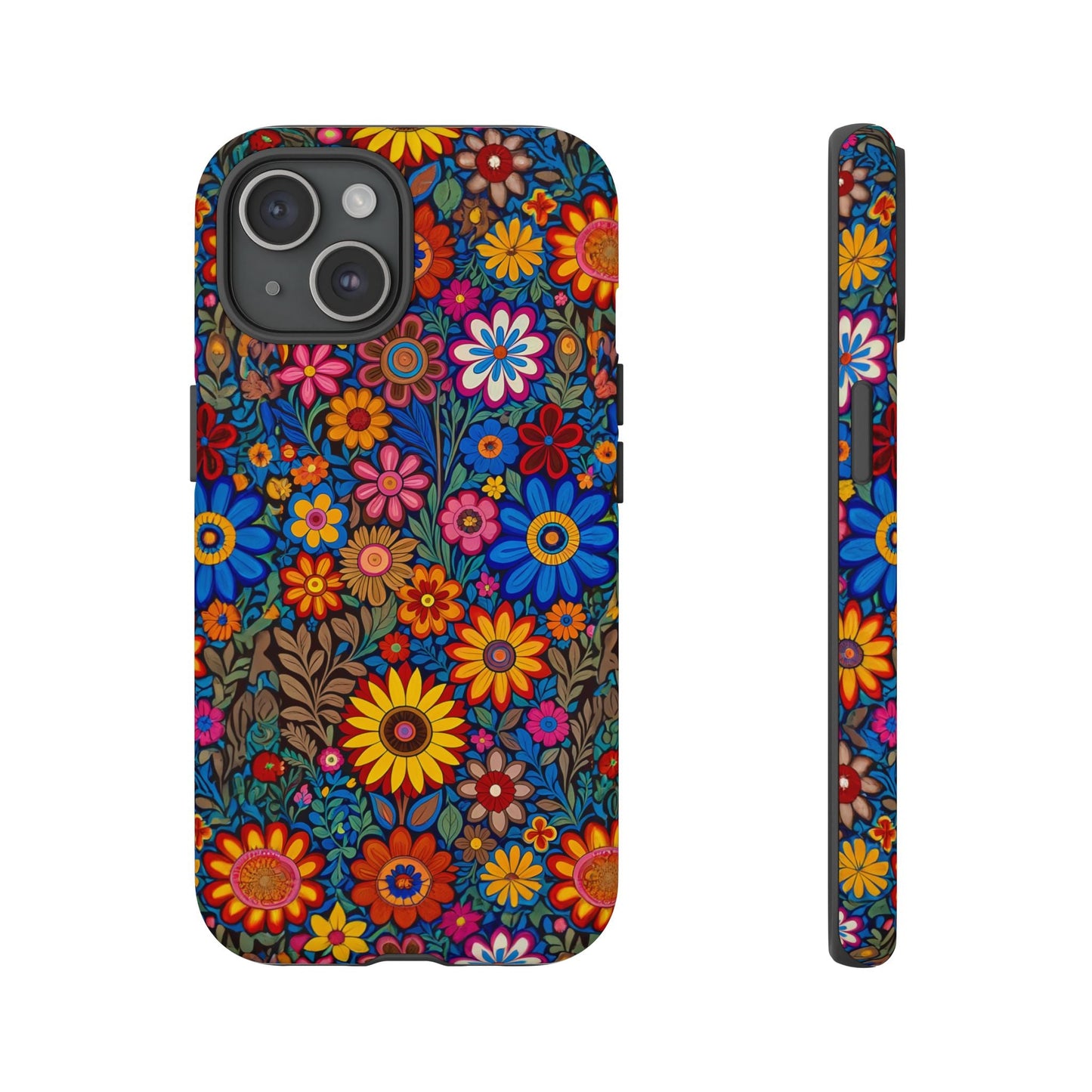 iphone case Folk Art Garden iPhone 15
