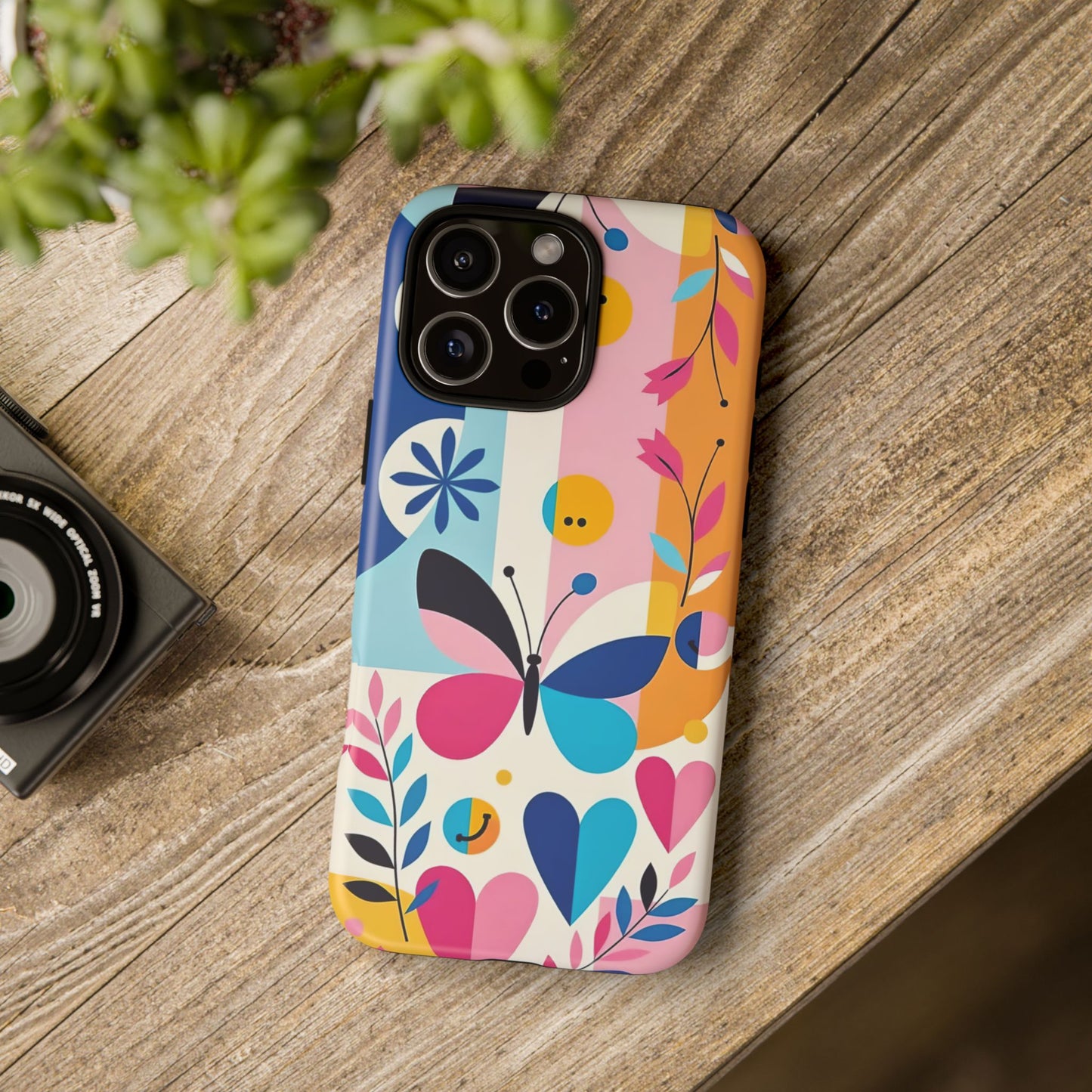 iphone case Geometric Butterfly Love