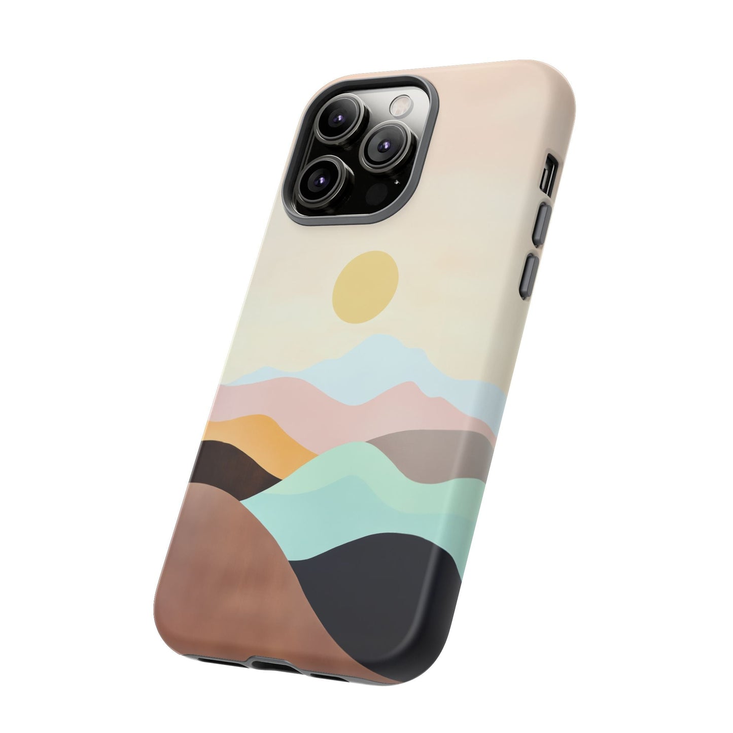 iphone case Geometric Valley Sunset