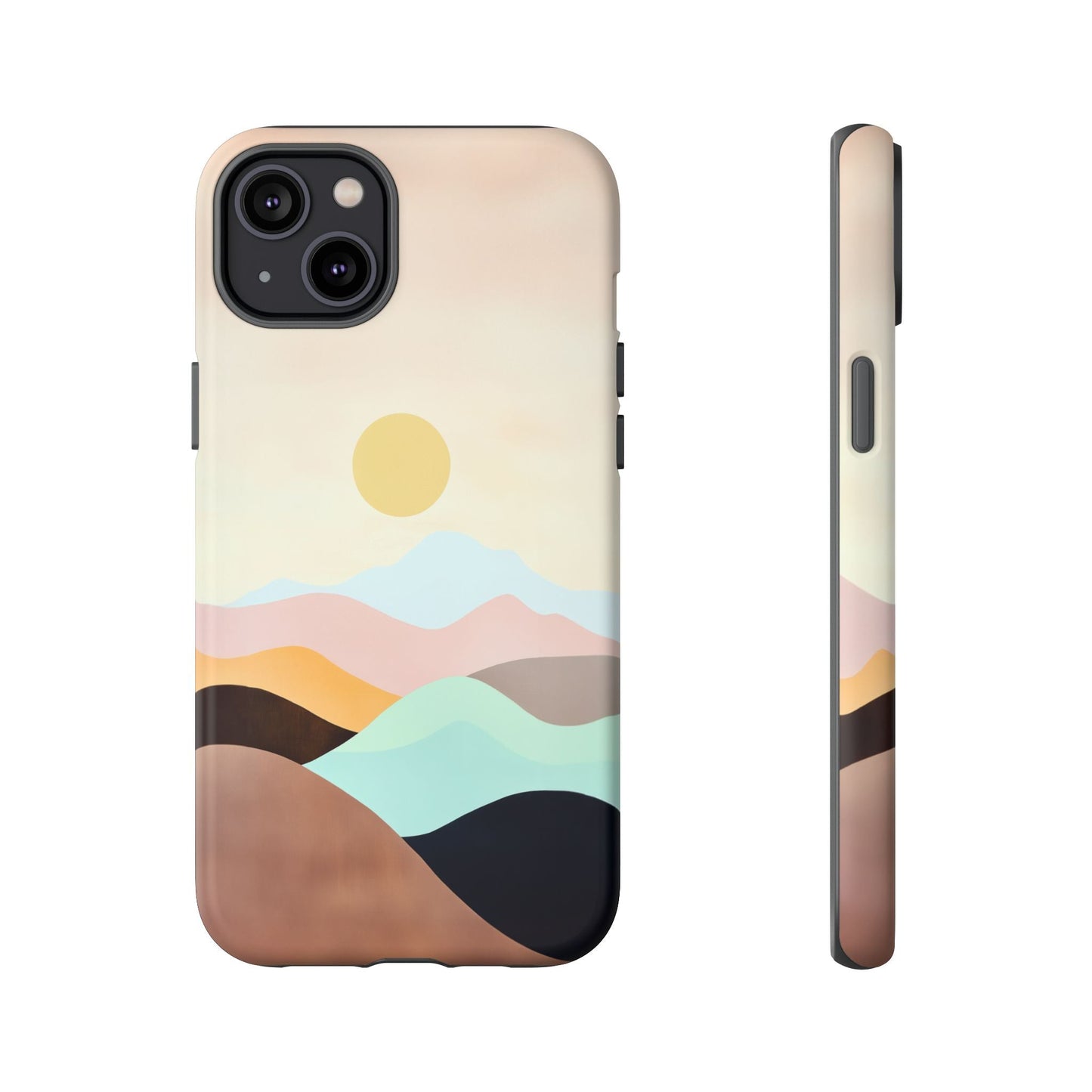 iphone case Geometric Valley Sunset iPhone 14 Plus