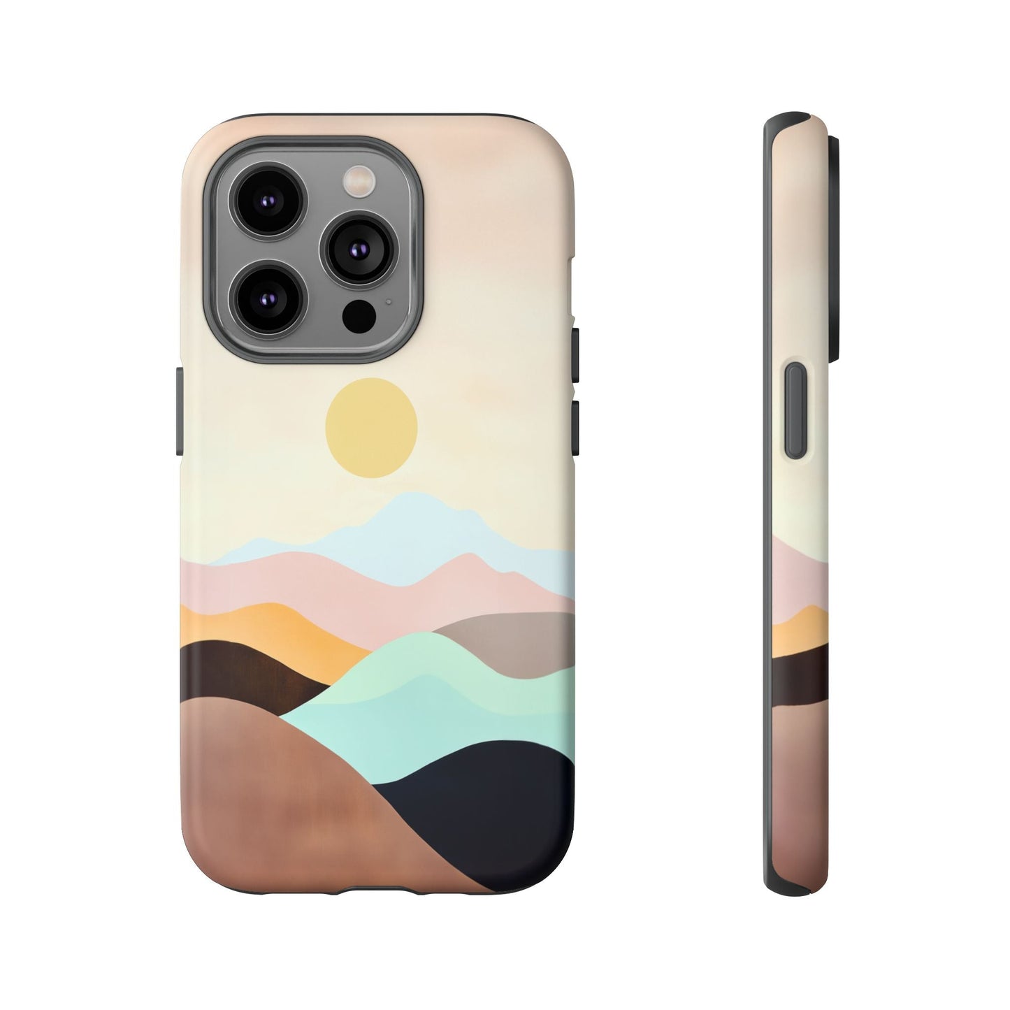 iphone case Geometric Valley Sunset iPhone 14 Pro