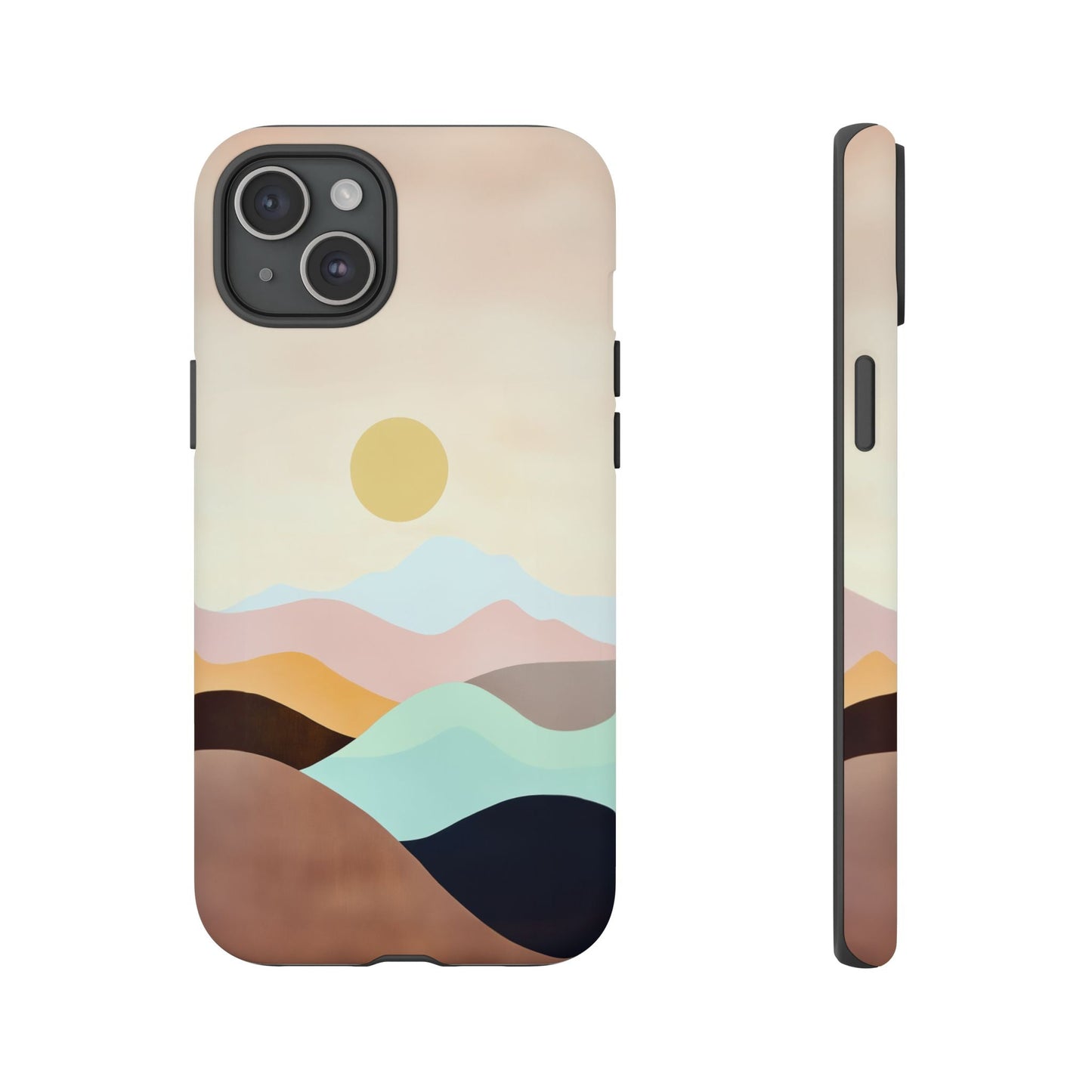 iphone case Geometric Valley Sunset iPhone 15 Plus