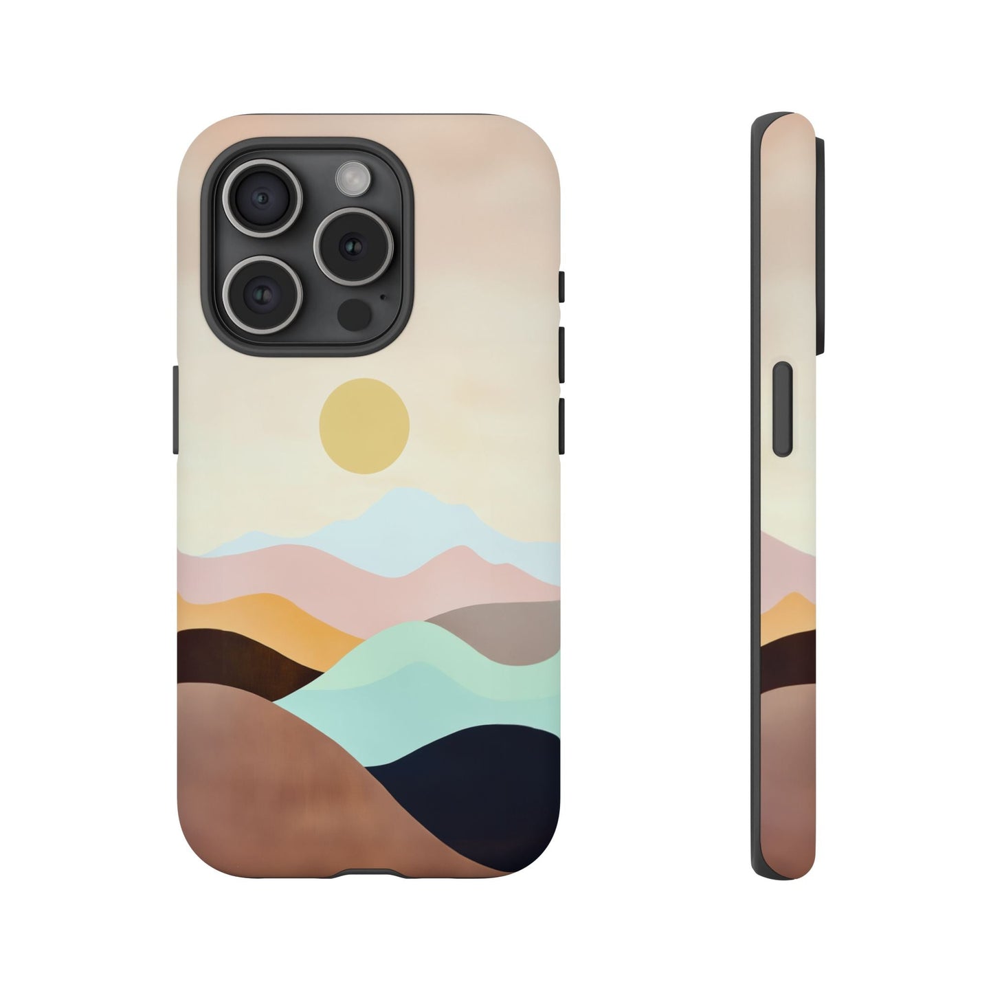 iphone case Geometric Valley Sunset iPhone 15 Pro