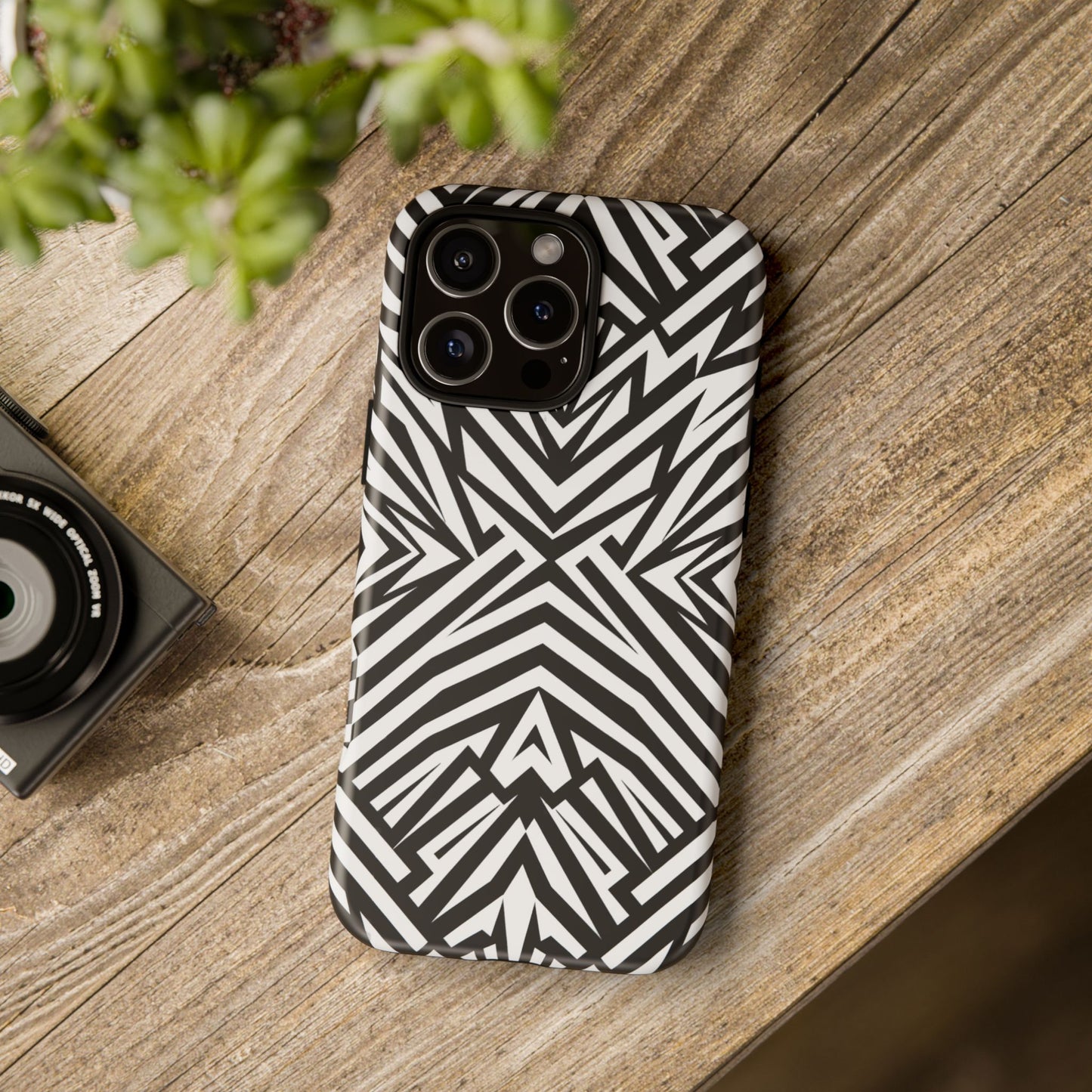iphone case Geometric Zebra Luxe