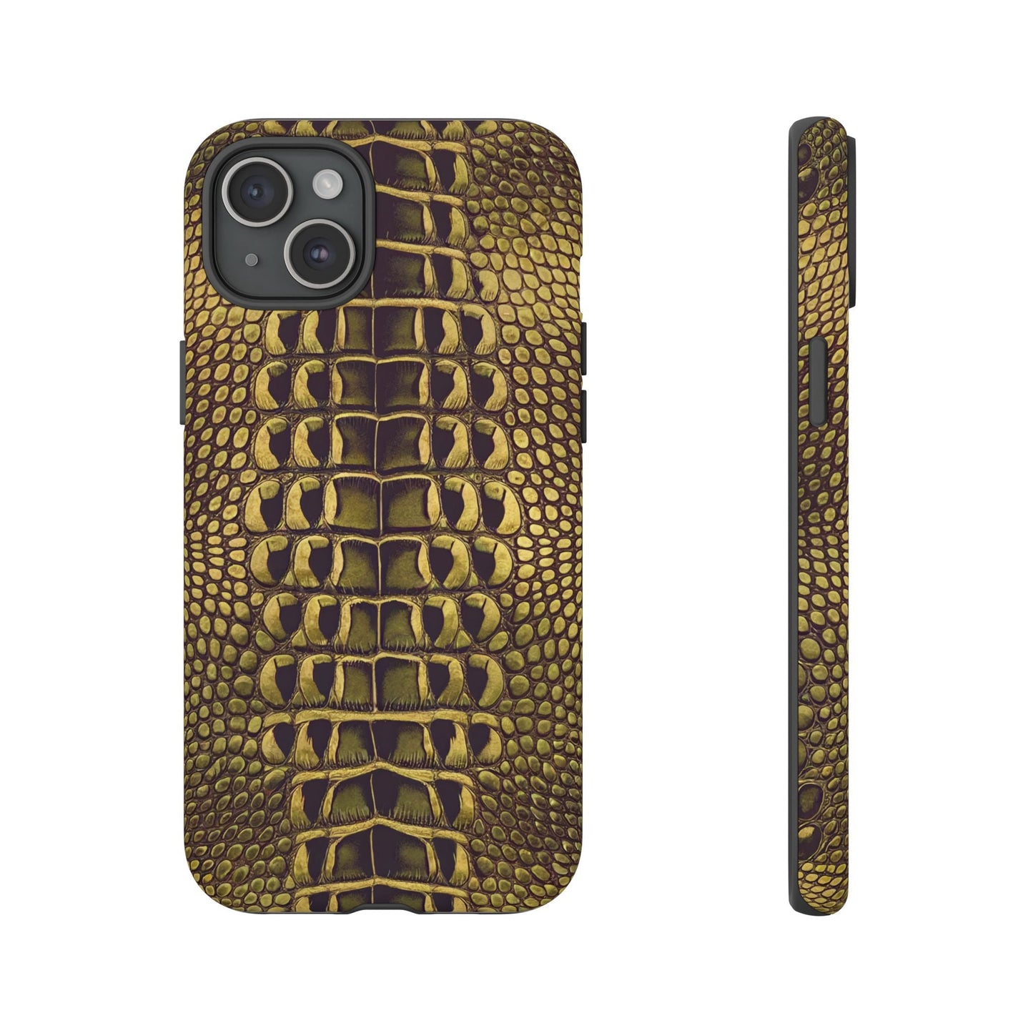 iphone case Golden Croc Scales iPhone 15 Plus