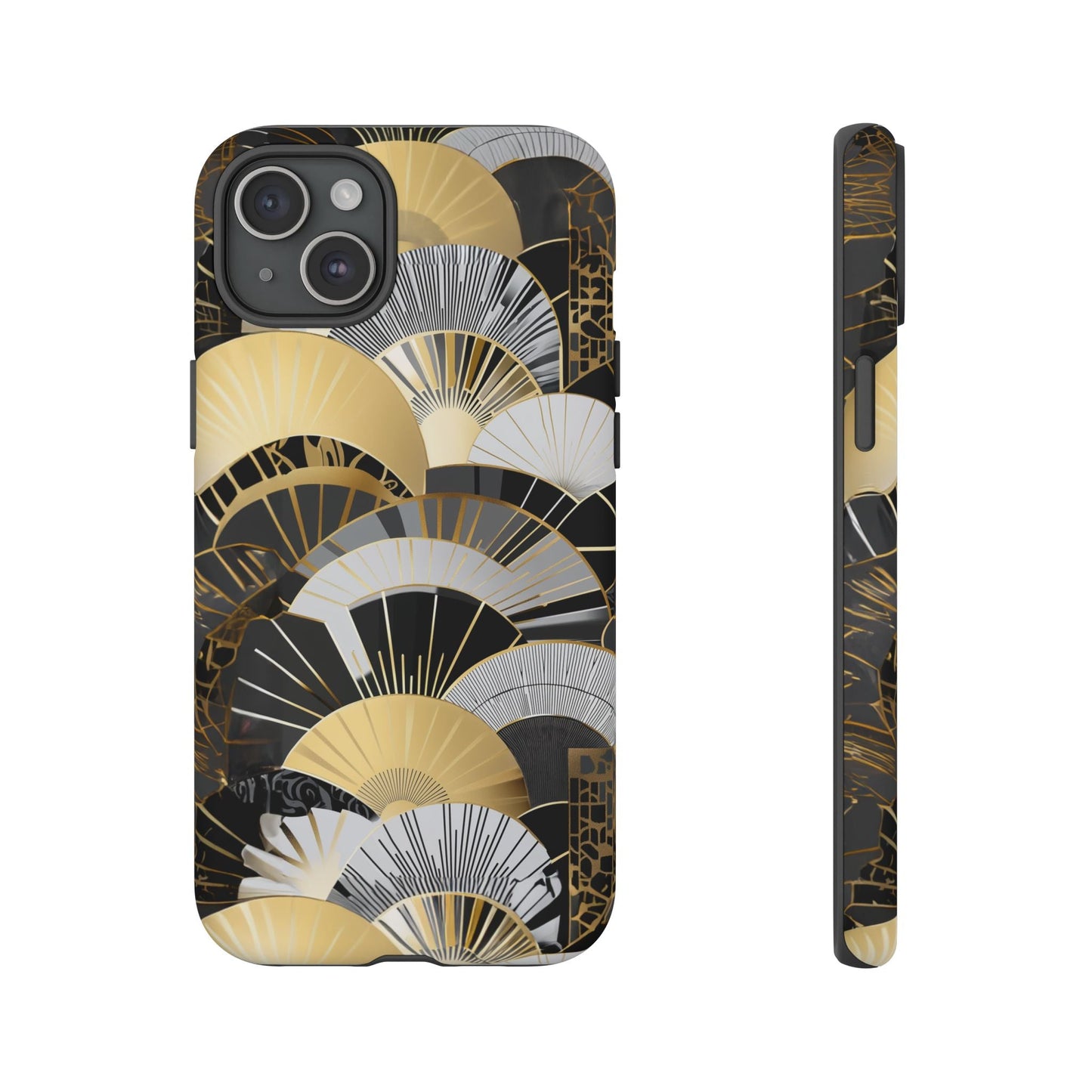 iphone case Golden Deco Fans iPhone 15 Plus