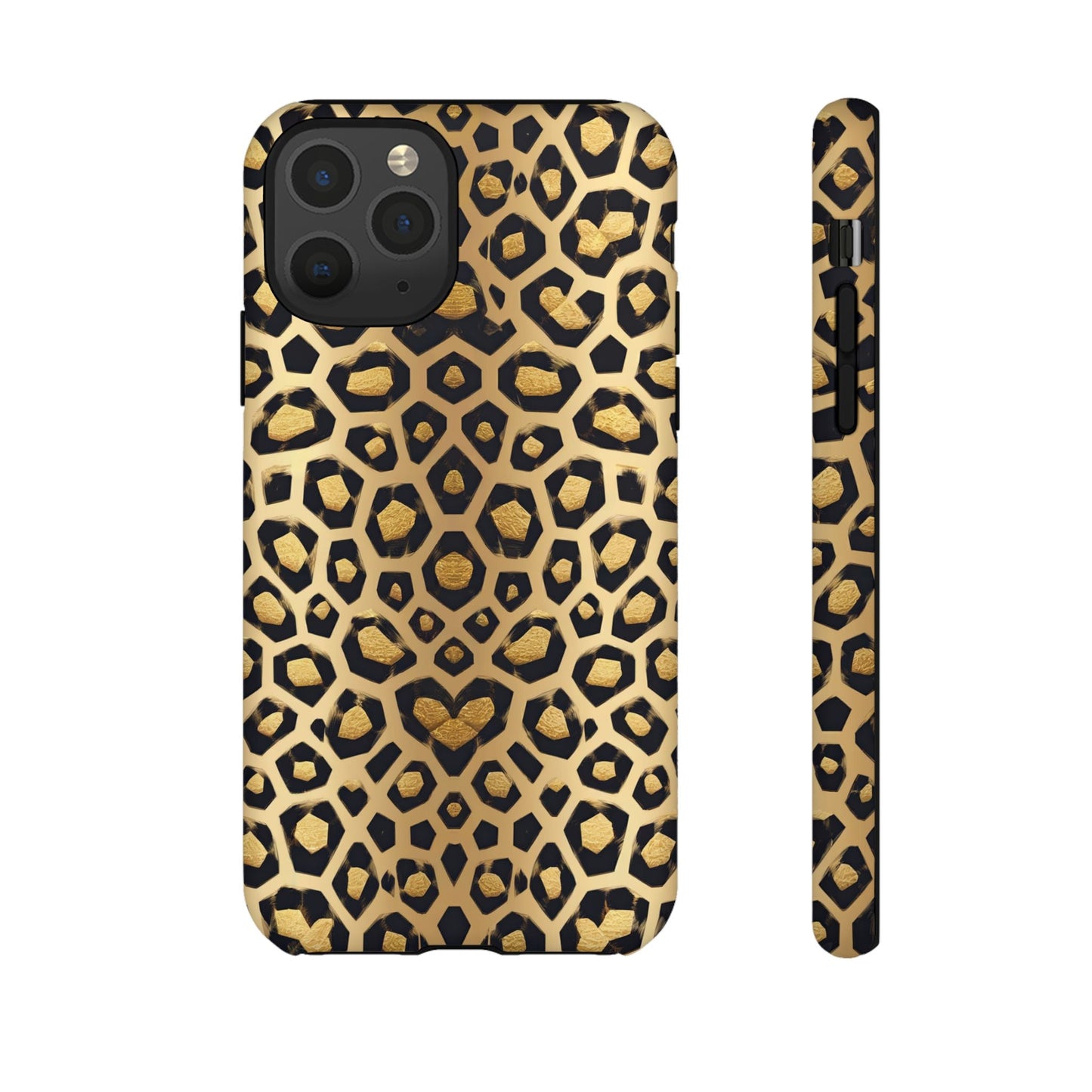 iphone case Golden Heart Leopard iPhone 11 Pro