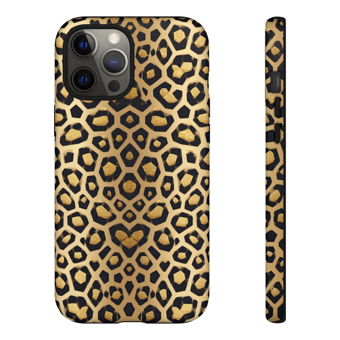 iphone case Golden Heart Leopard iPhone 12 Pro Max