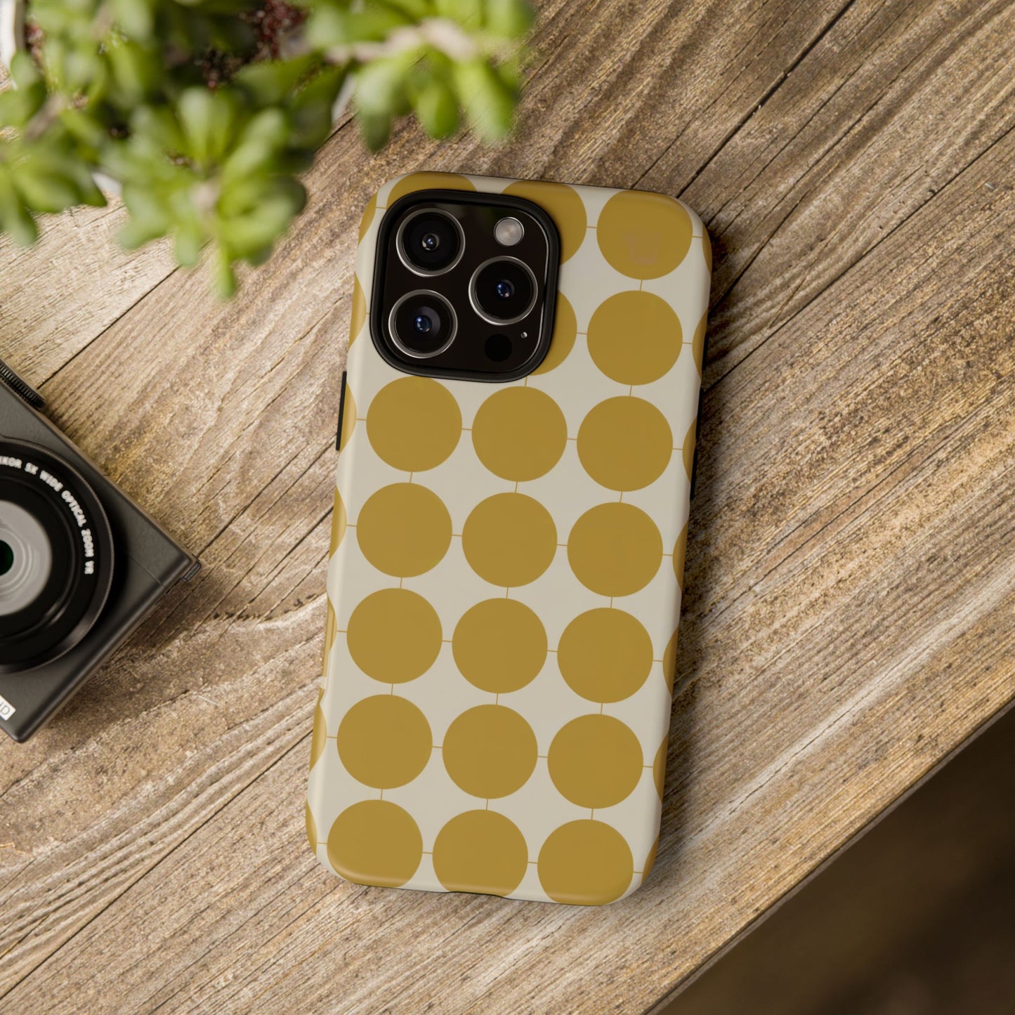 iphone case Golden Horizon Dots