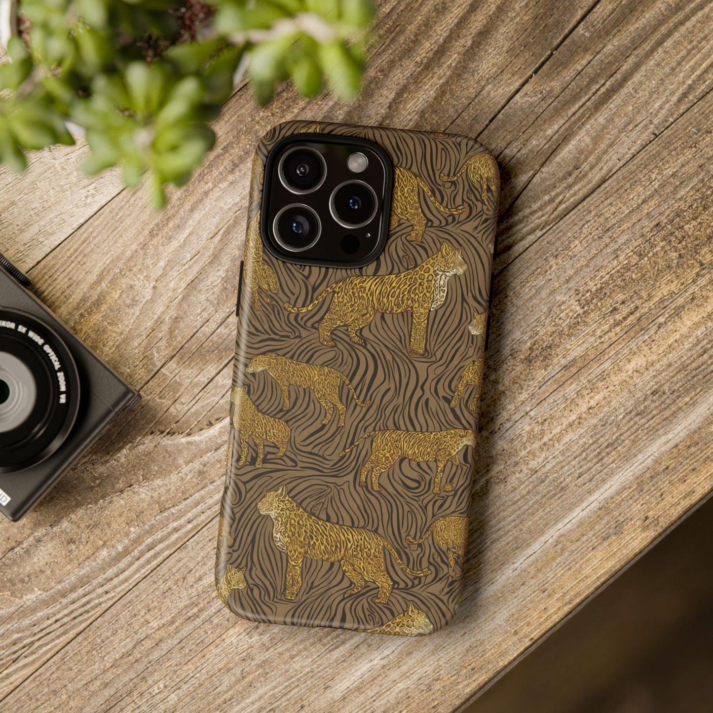 iphone case Golden Leopard Pack