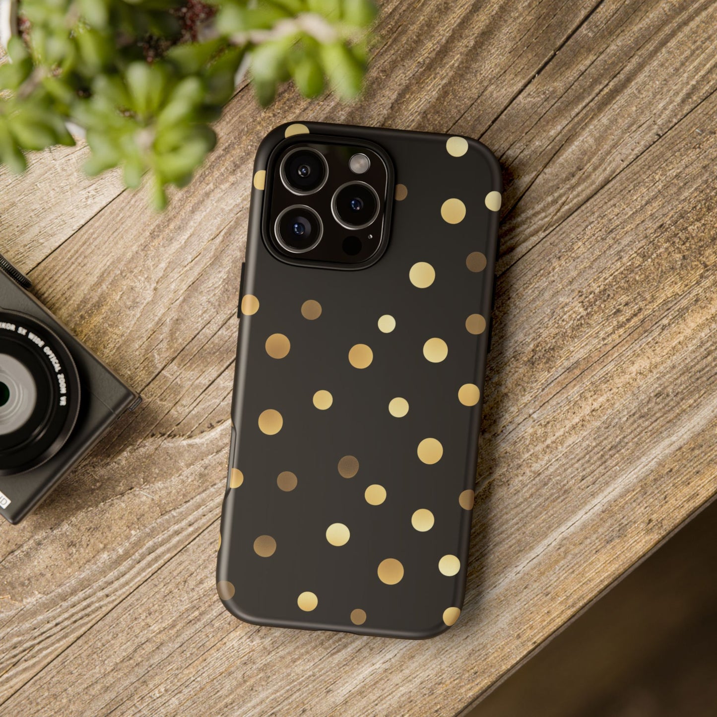 iphone case Golden Luxe Dots