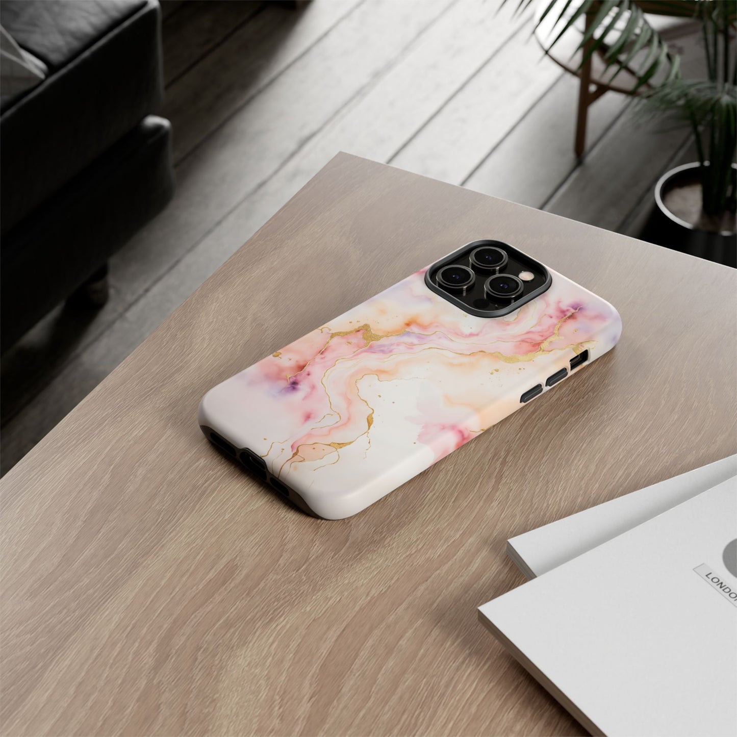 iphone case Golden River Marble