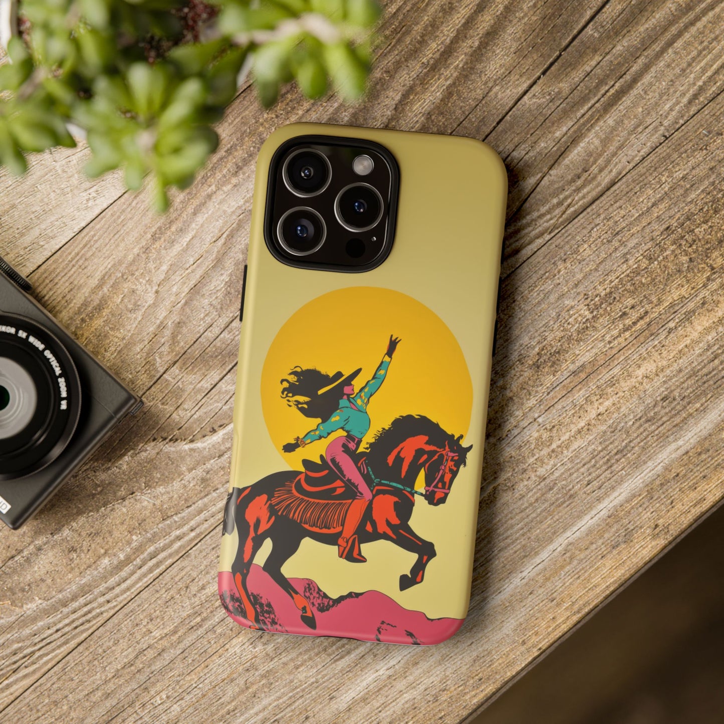 iphone case Golden Sky Cowgirl