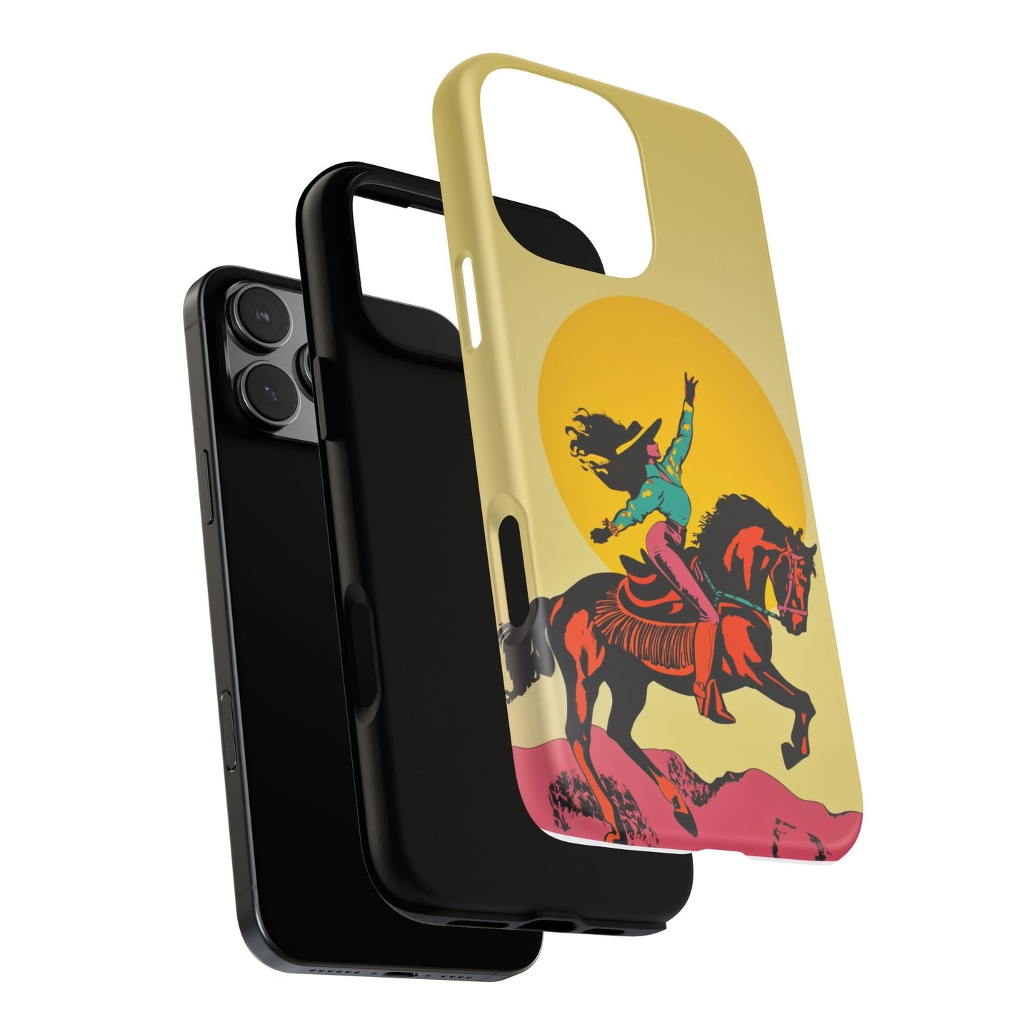 iphone case Golden Sky Cowgirl
