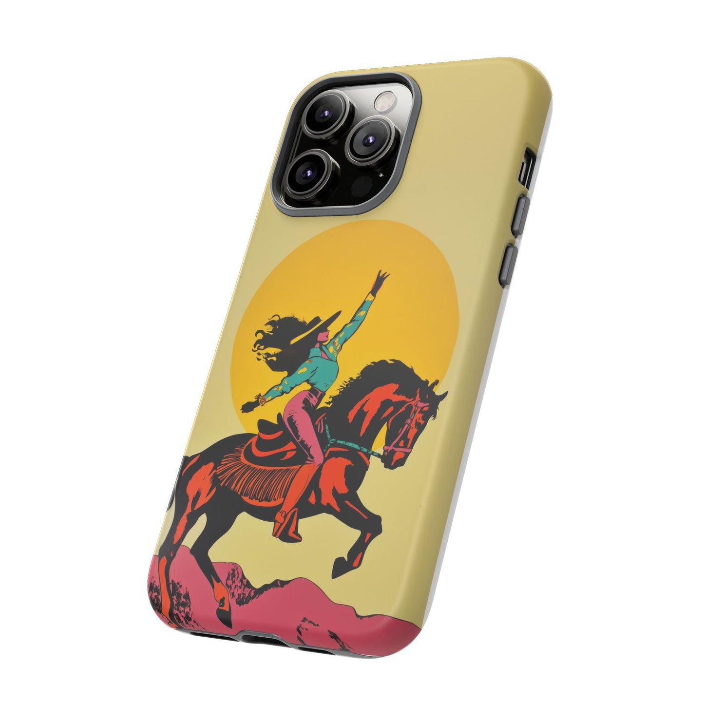 iphone case Golden Sky Cowgirl
