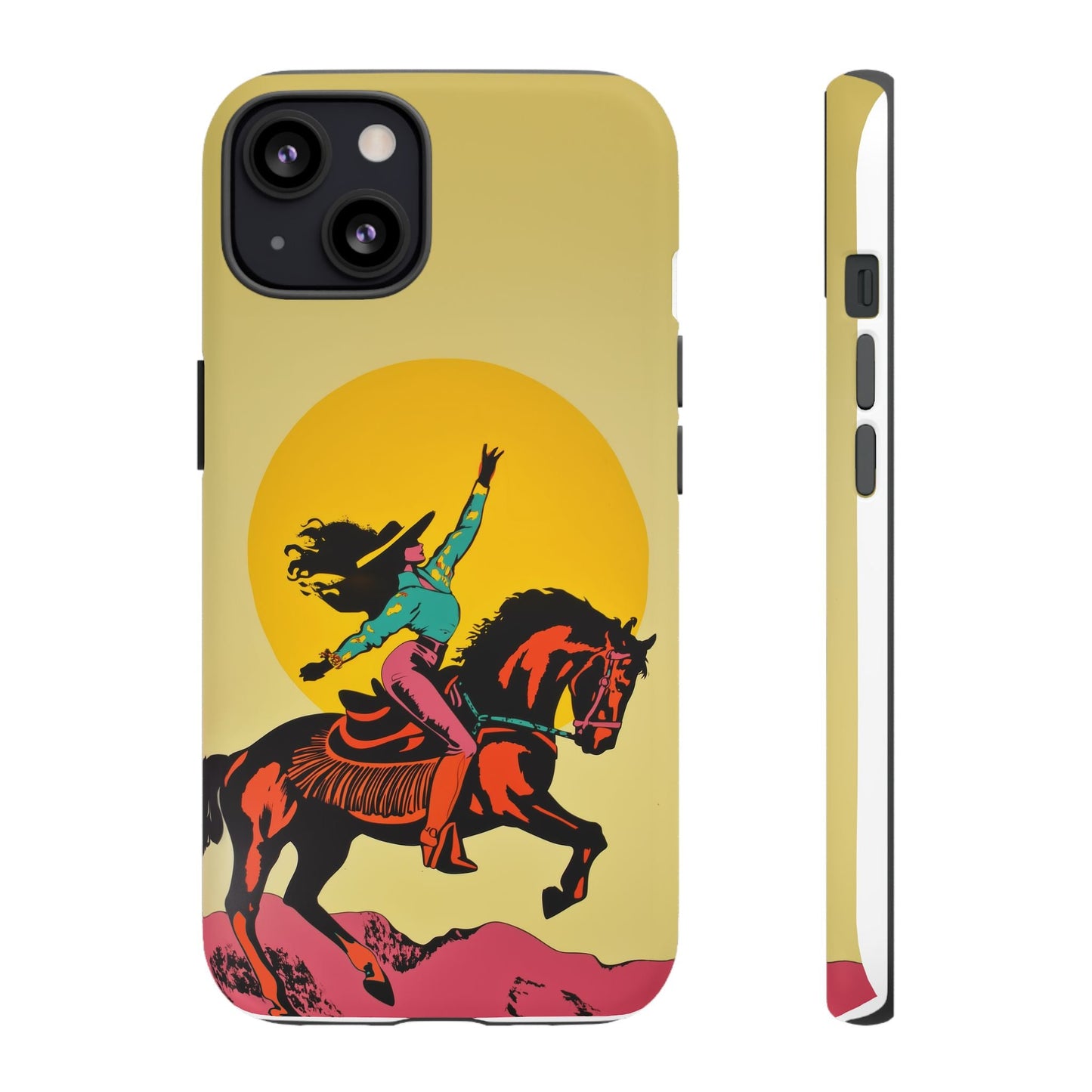 iphone case Golden Sky Cowgirl iPhone 13
