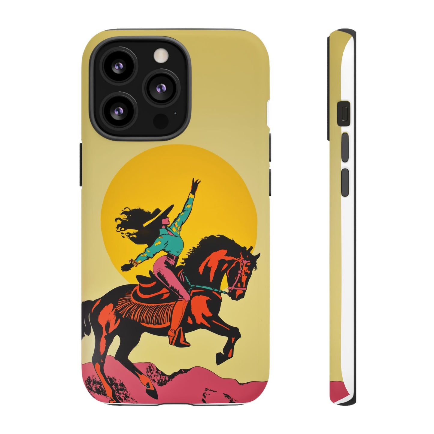 iphone case Golden Sky Cowgirl iPhone 13 Pro
