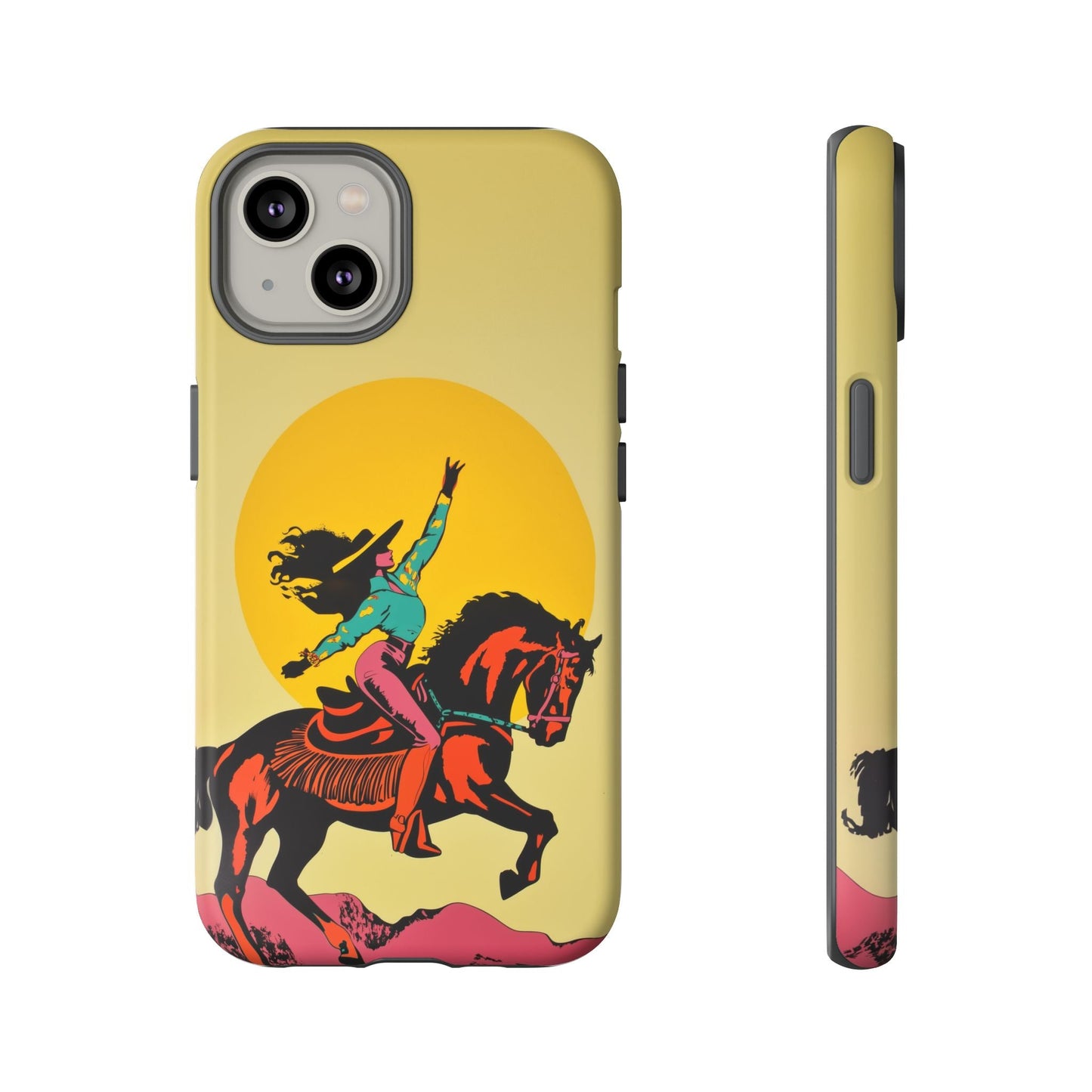 iphone case Golden Sky Cowgirl iPhone 14