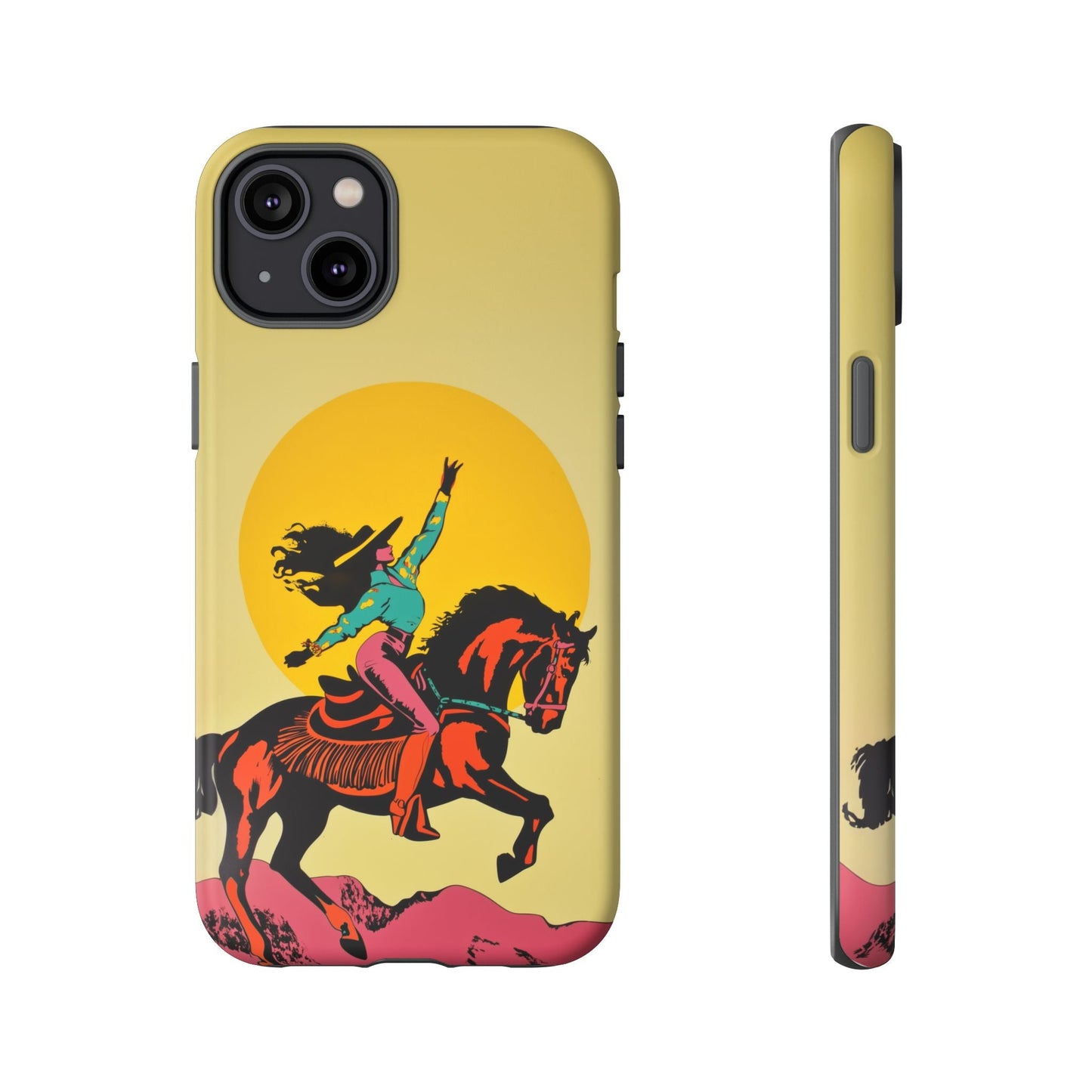 iphone case Golden Sky Cowgirl iPhone 14 Plus