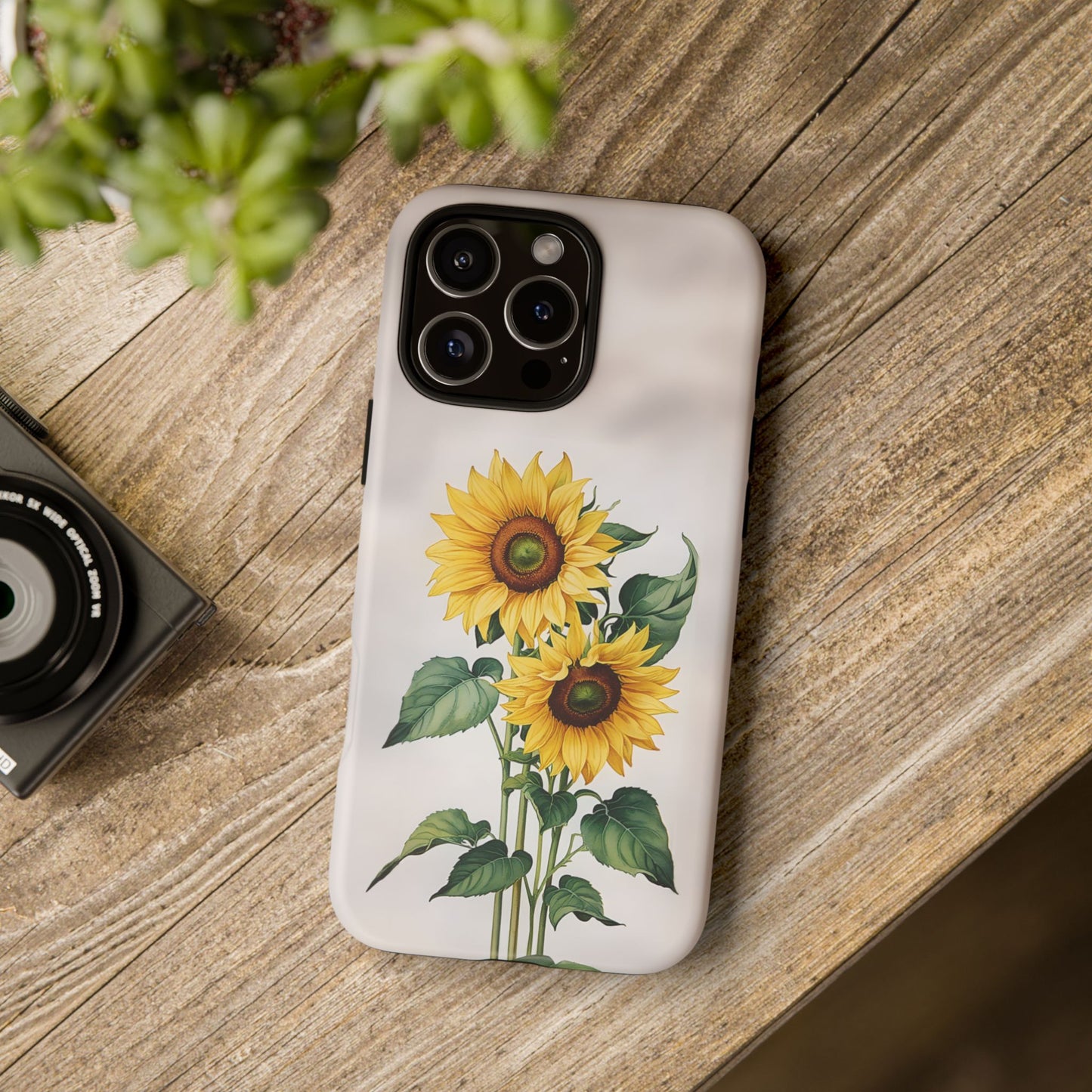 iphone case Golden Sunflower Duo