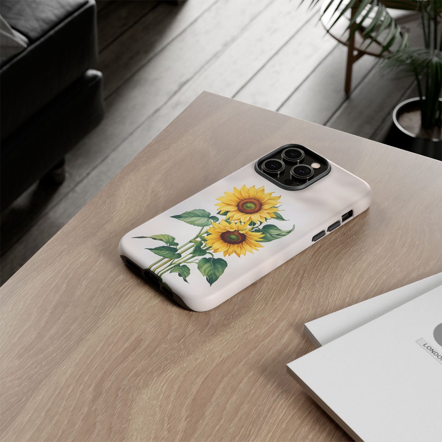 iphone case Golden Sunflower Duo