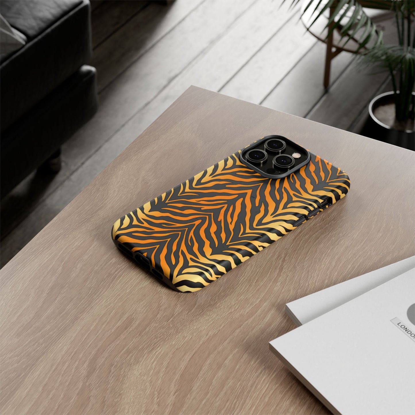 iphone case Golden Tiger Pattern