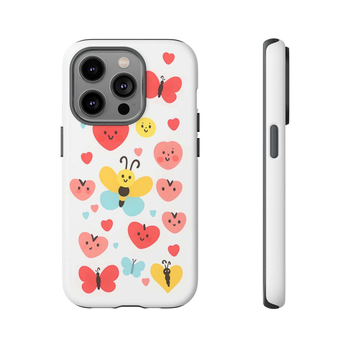 iphone case Happy Hearts Flutter iPhone 14 Pro