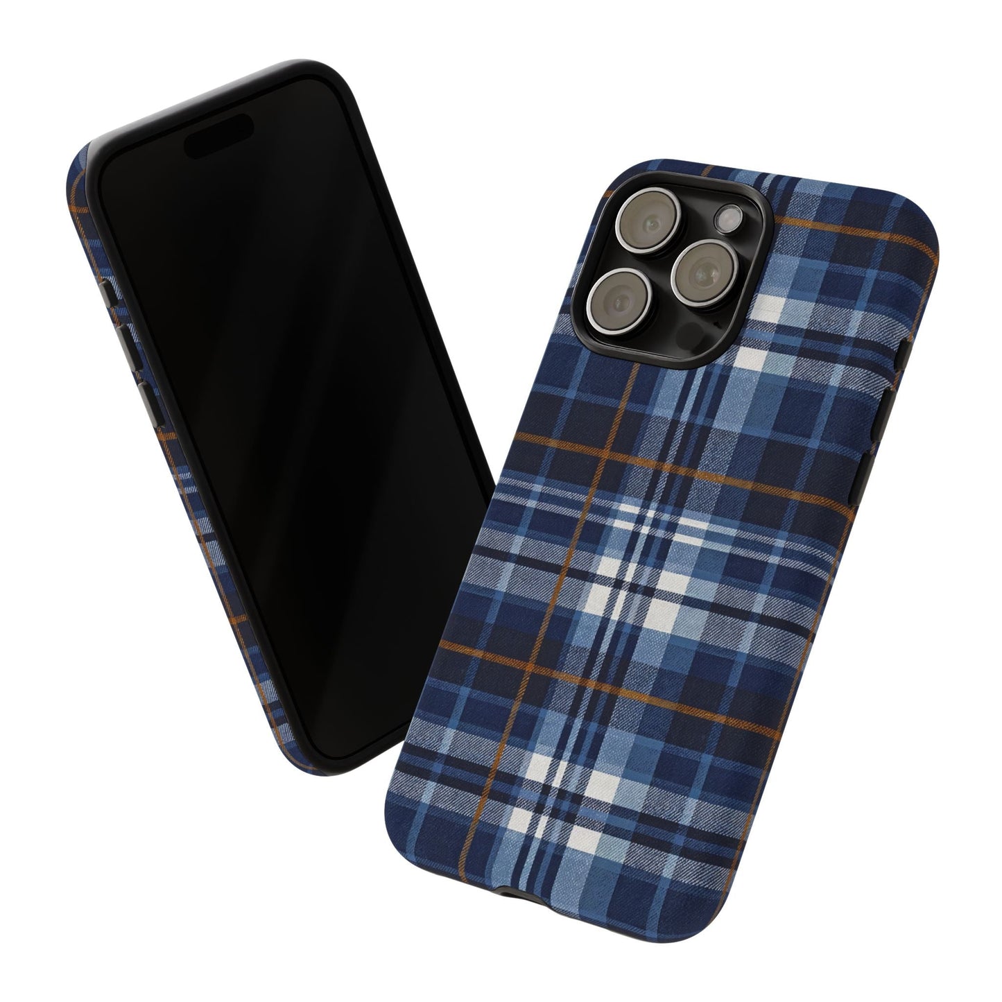 iphone case Indigo Denim Plaid