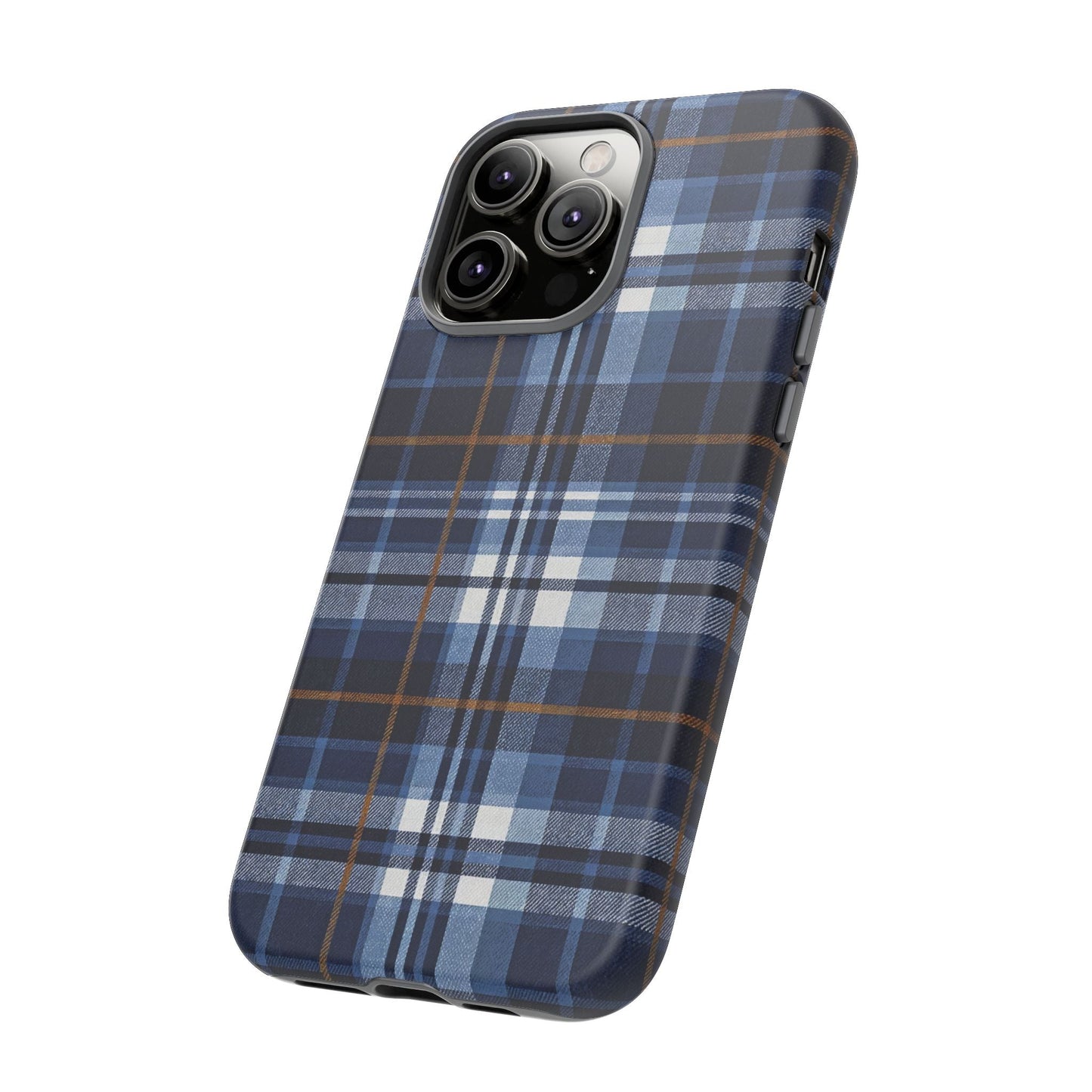 iphone case Indigo Denim Plaid