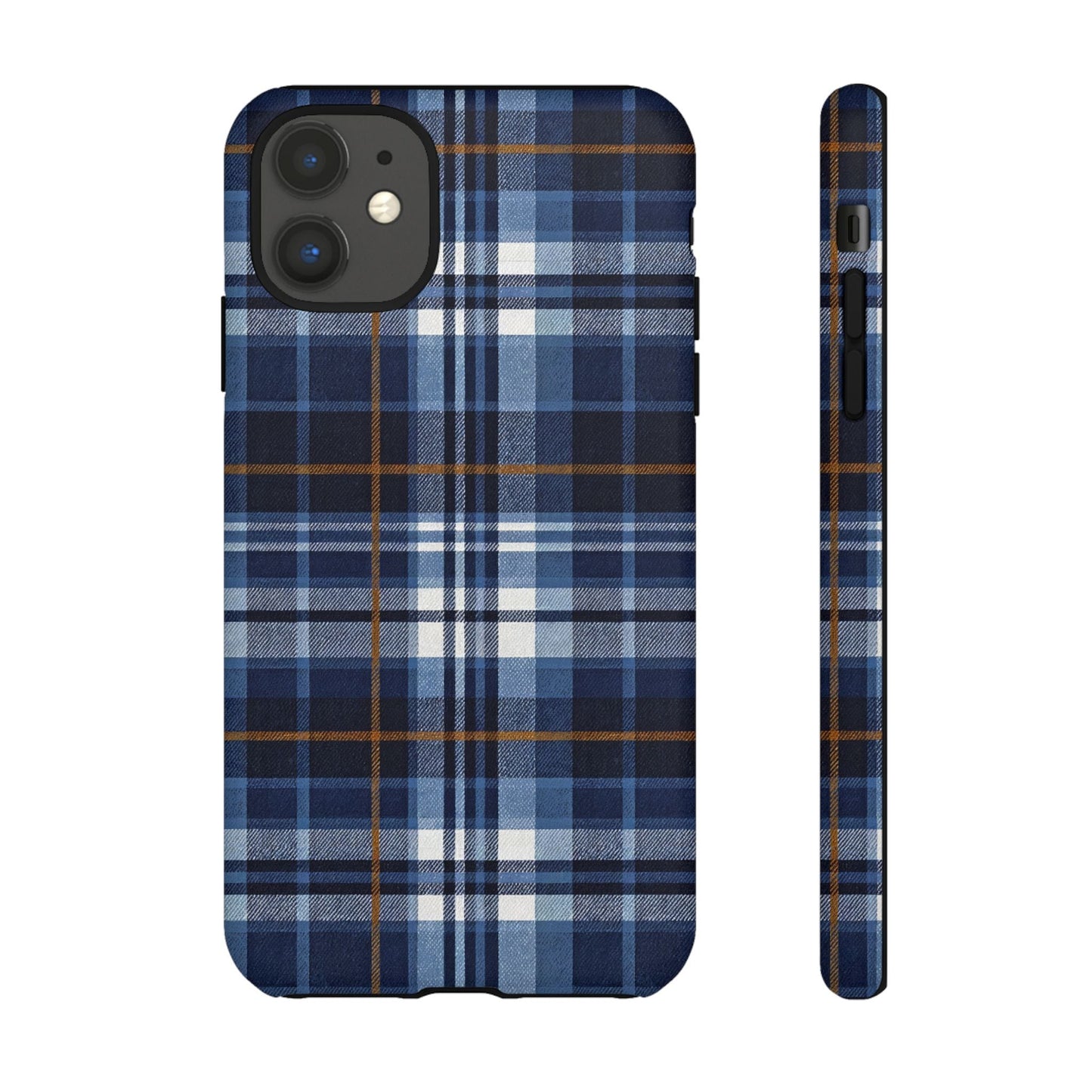 iphone case Indigo Denim Plaid iPhone 11