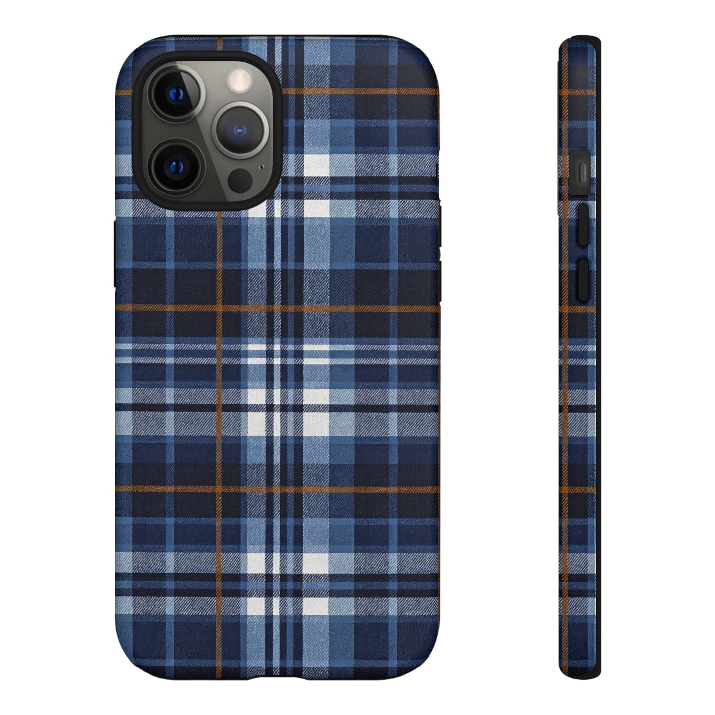 iphone case Indigo Denim Plaid iPhone 12 Pro Max