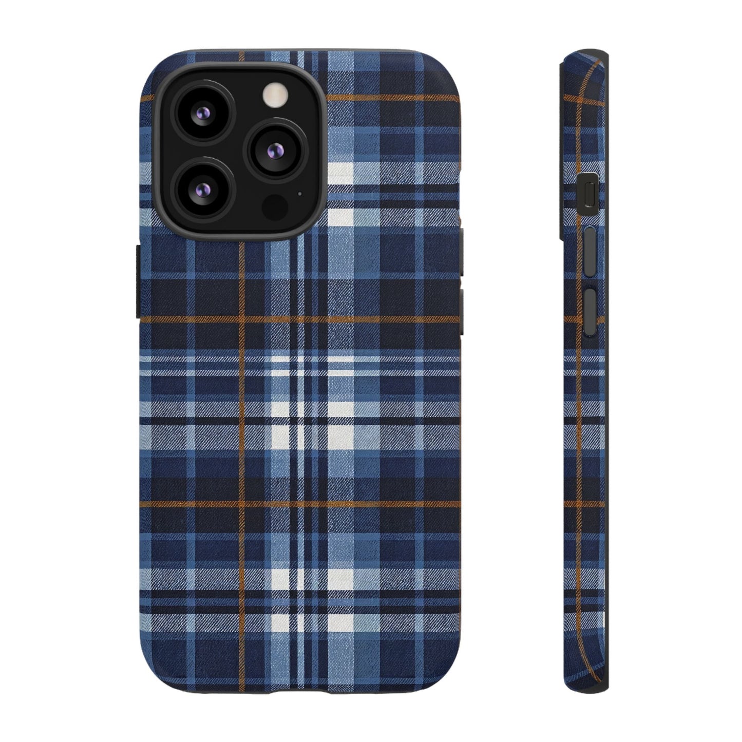 iphone case Indigo Denim Plaid iPhone 13 Pro